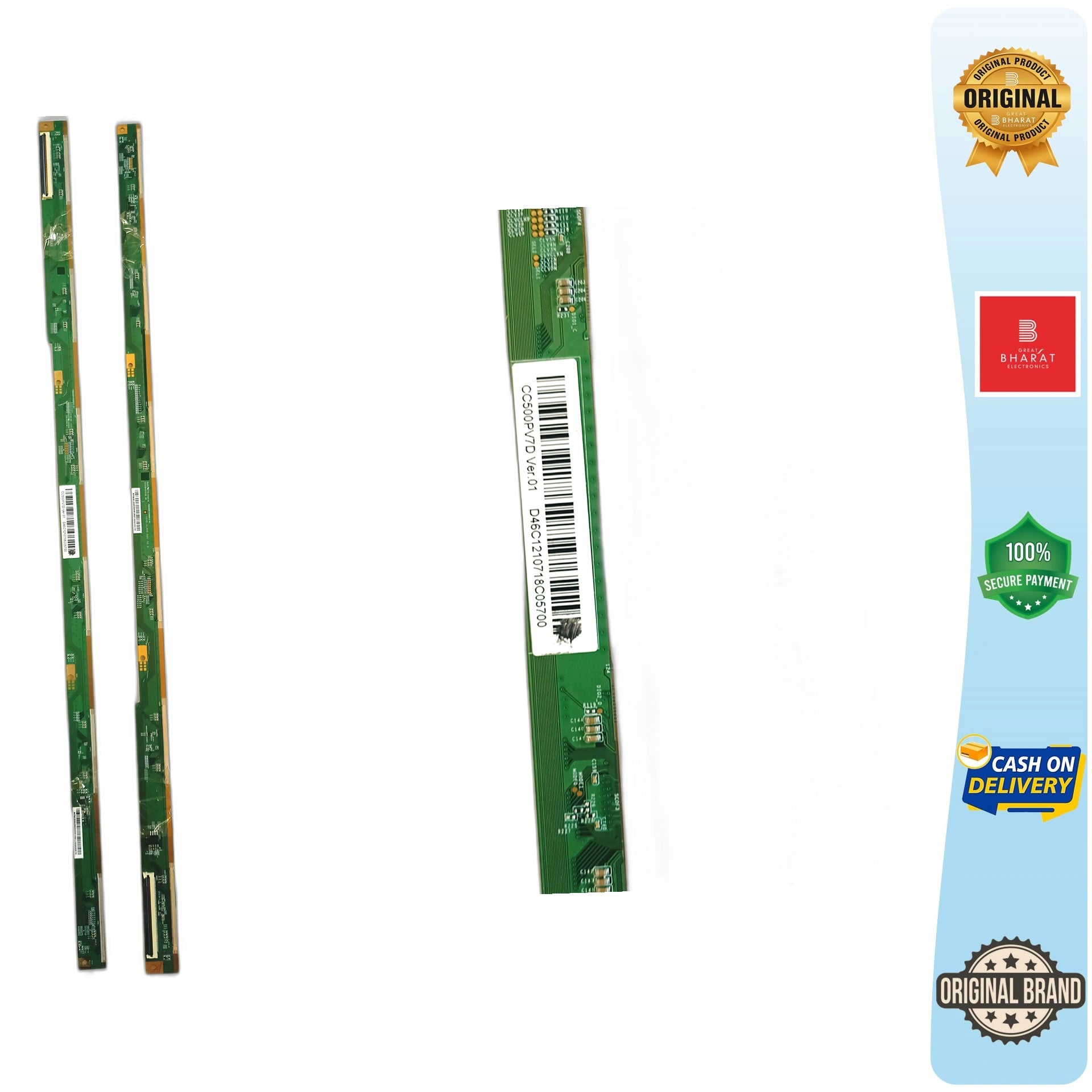 PCB Number CC500PV7D Ver.01 LED TV Panel PCB Board, LED TV Scaler PCB Board
