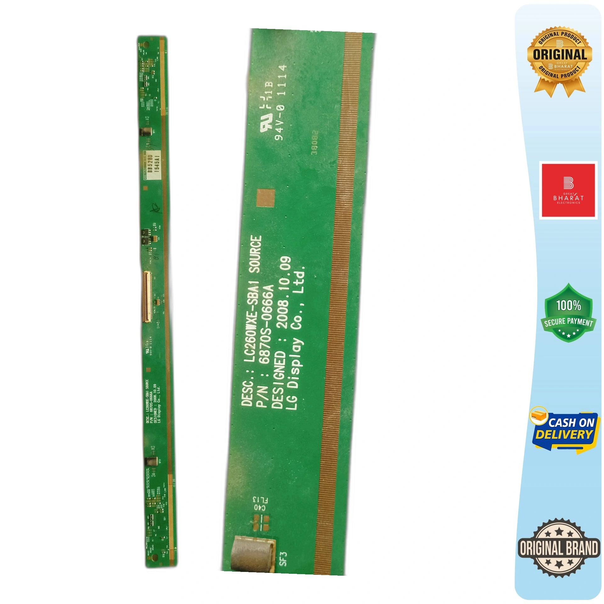LED TV Scaler PCB Board - PCB Number LC260WXE-SBA1