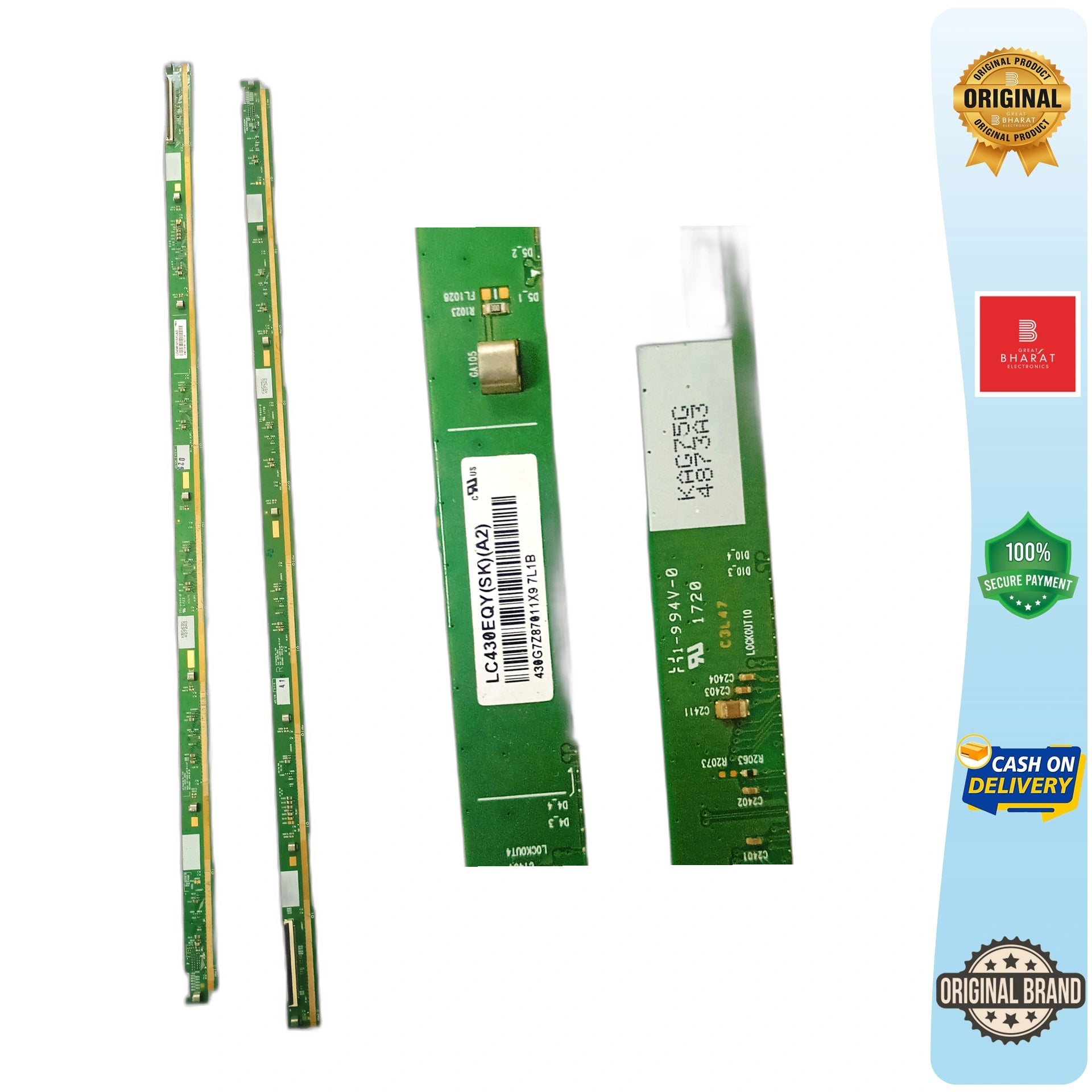 PCB Number LC430EQY(SK)(A2) LED TV Panel PCB Board, LED TV Scaler PCB Board