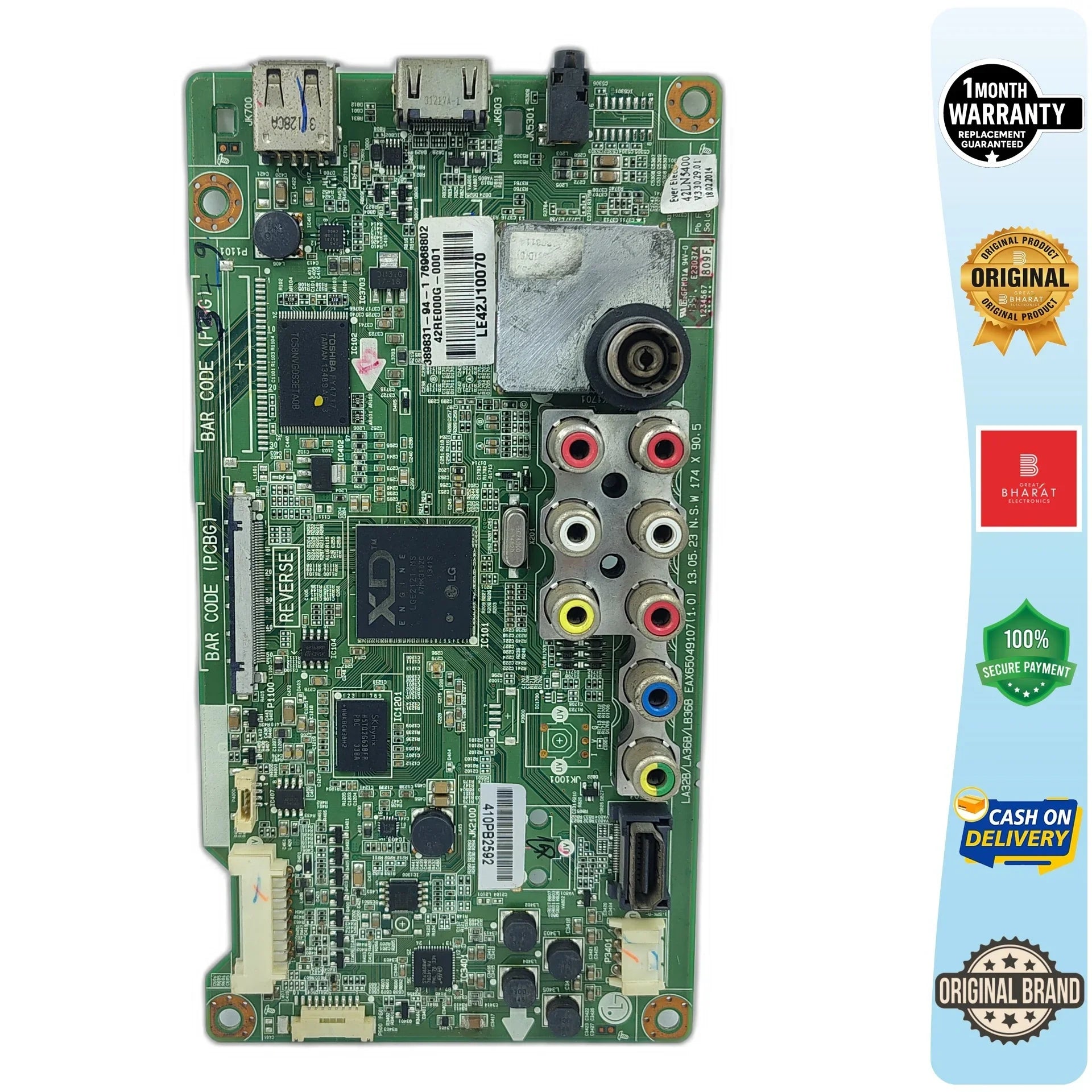 LG 47LN5400-TA Motherboard for 47 Inch LED TV - Great Bharat Electronics