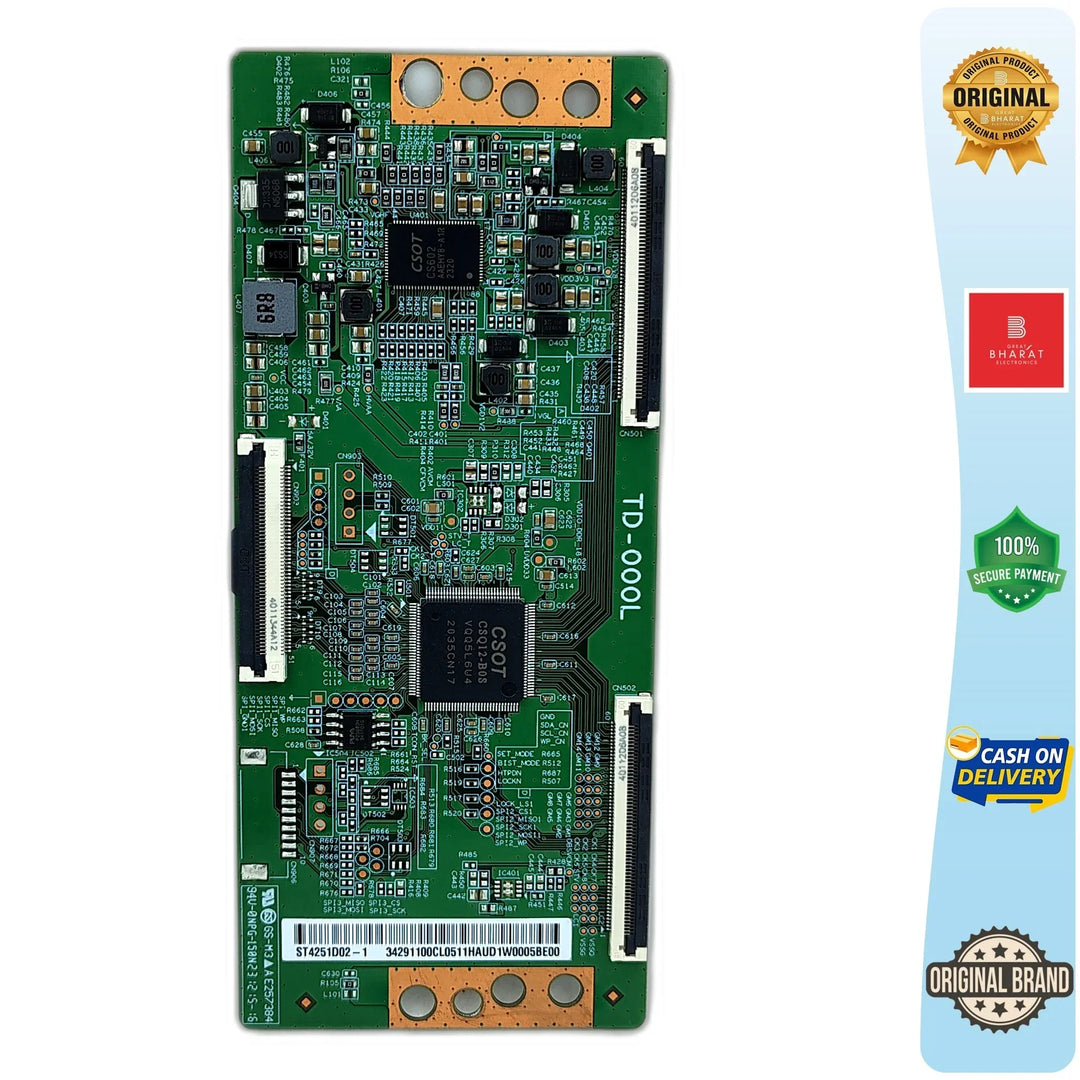 Haier 43P7GT T-Con Board – Haier 43 Inch LED TV Replacement Part - Great Bharat Electronics
