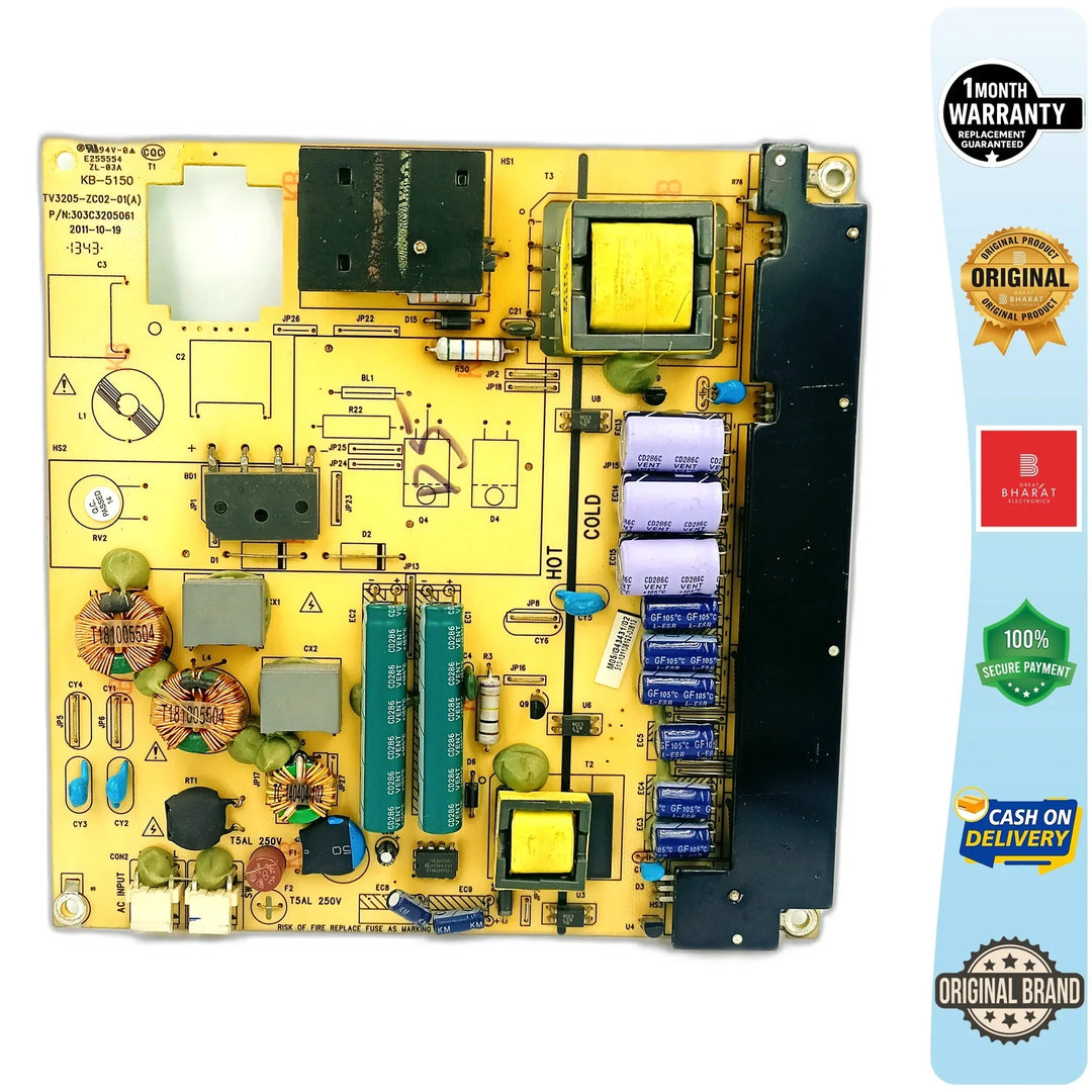 Haier LE40B50 Power Supply Board – Haier 40 Inch LED TV SMPS Replacement - Great Bharat Electronics