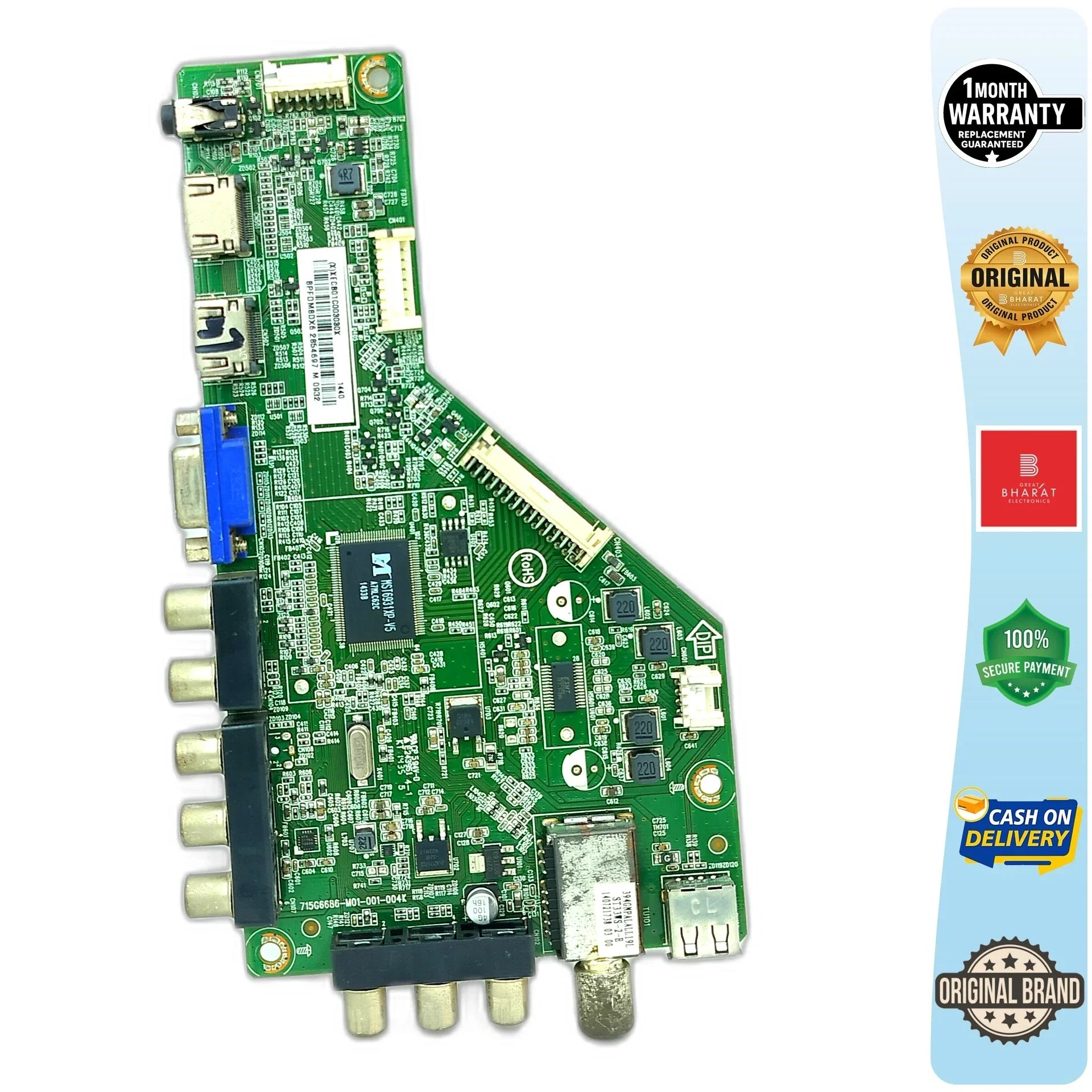 Haier LE40B7500 Motherboard – Haier 40 Inch LED TV Main Board Replacement - Great Bharat Electronics