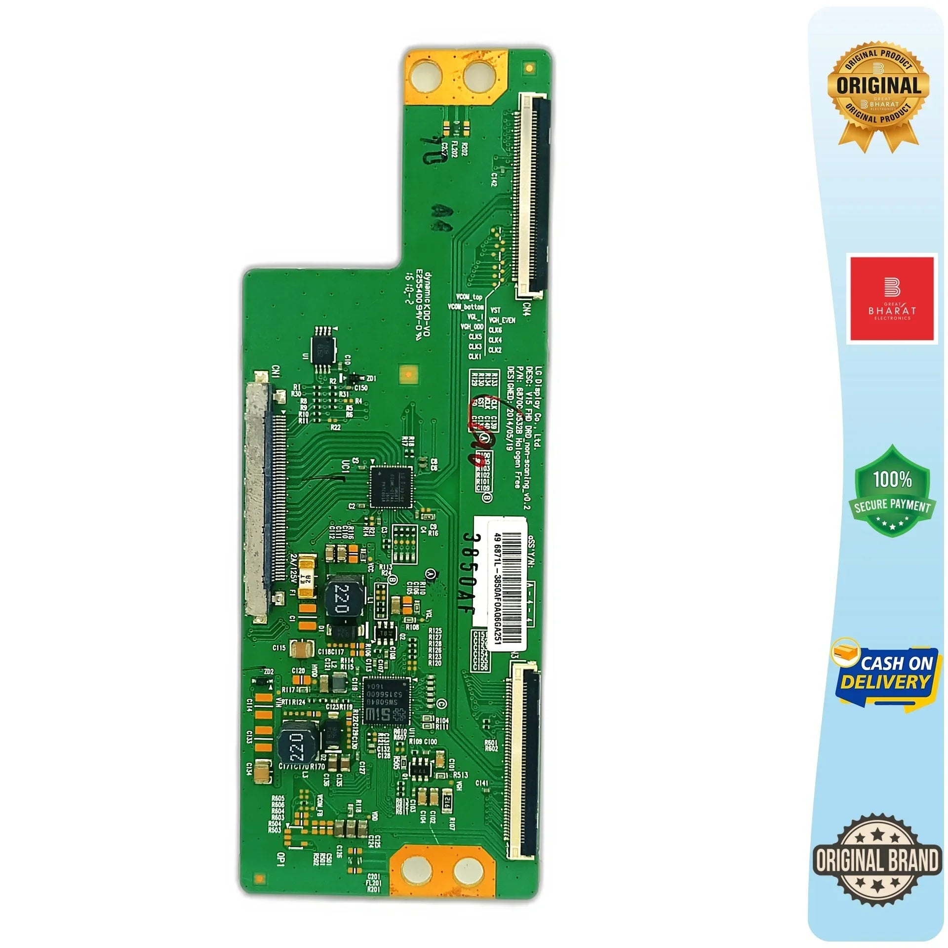 Haier LE49B7000 T-Con Board – Haier 49 Inch LED TV Replacement Part - Great Bharat Electronics