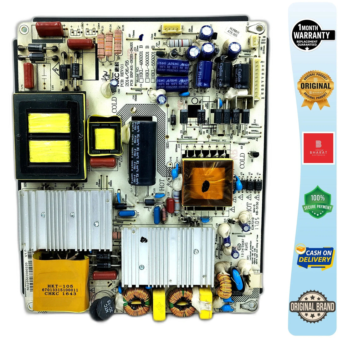 Haier LE55Q9500U Power Supply Board – Haier 55 Inch LED TV SMPS Replacement - Great Bharat Electronics