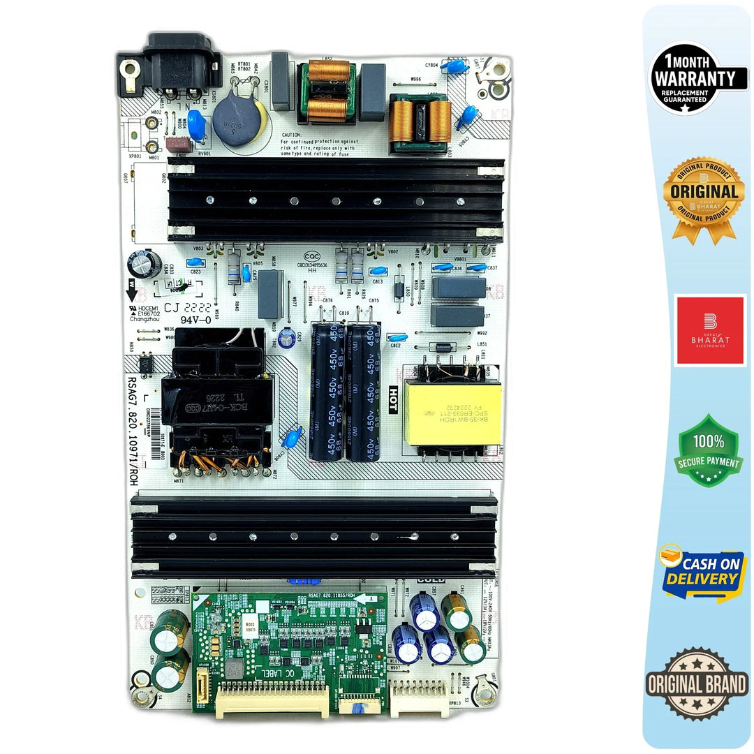 Hisense 55U7H Power Supply Board – Hisense 55 Inch LED TV SMPS Replacement - Great Bharat Electronics