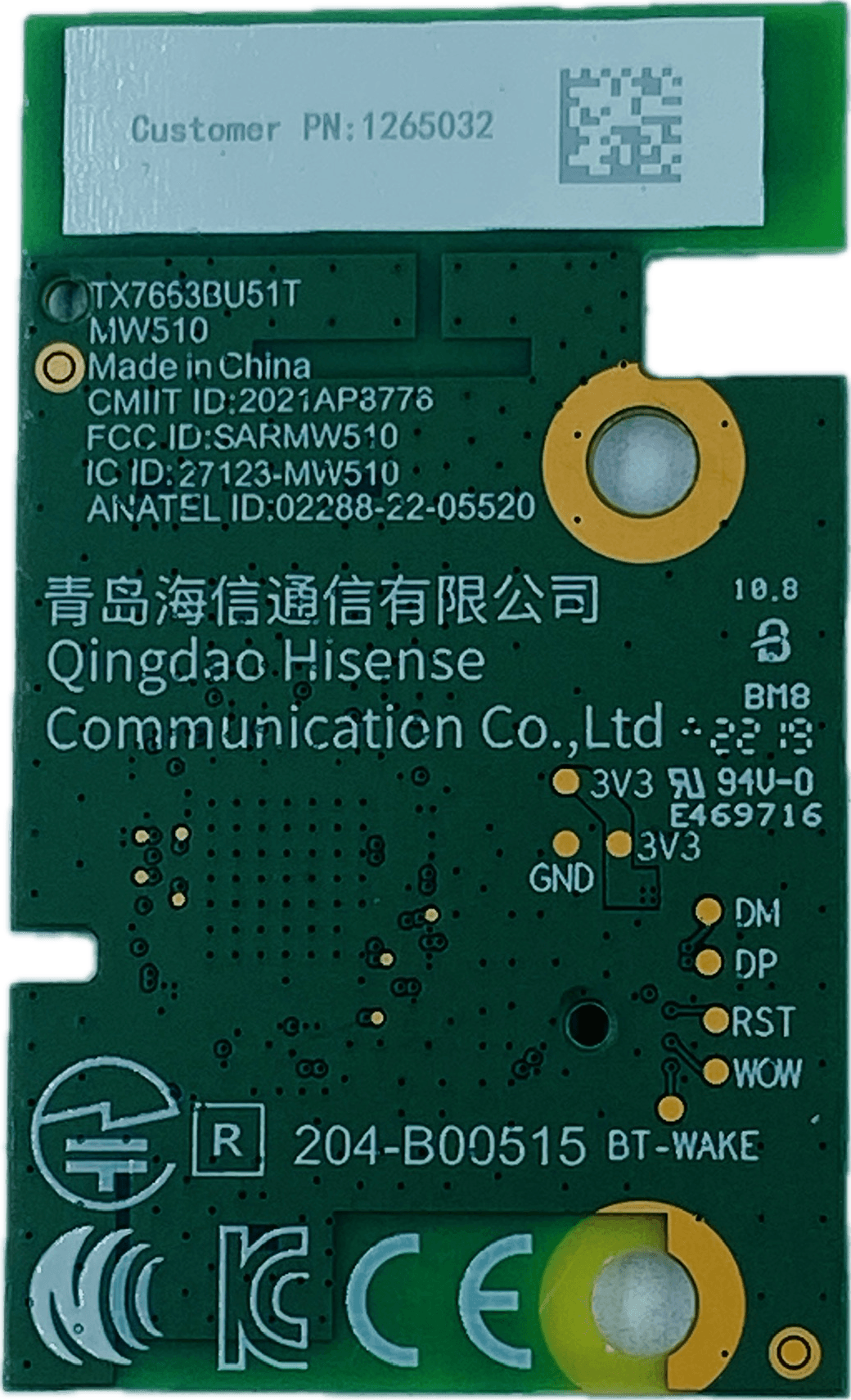 Hisense LED TV Wi-Fi Module – Model 55U7H - Great Bharat Electronics