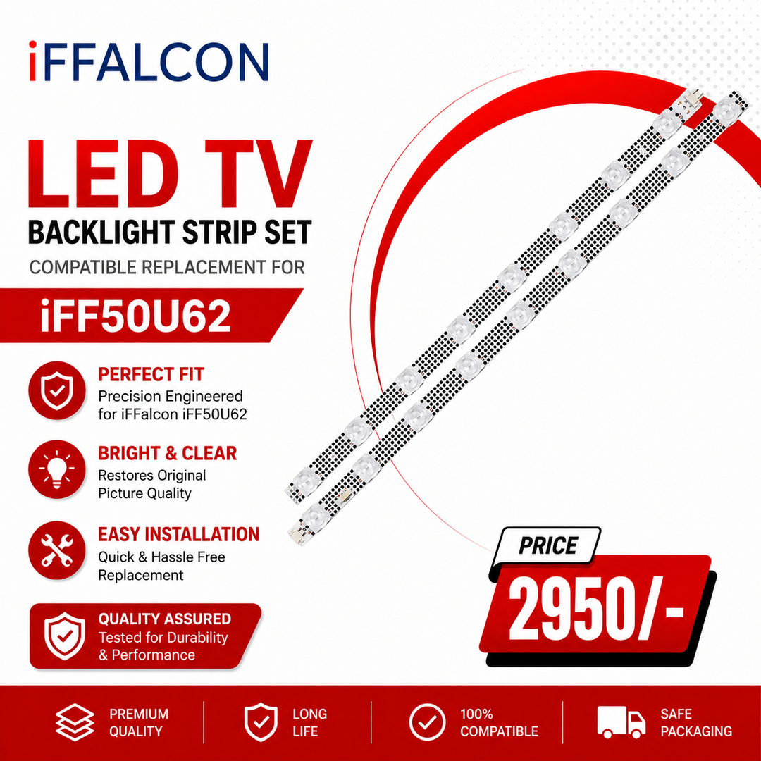 iFFALCON IFF50U62 LED TV Backlight Strip Set | Compatible Replacement for 50 Inch LED TV