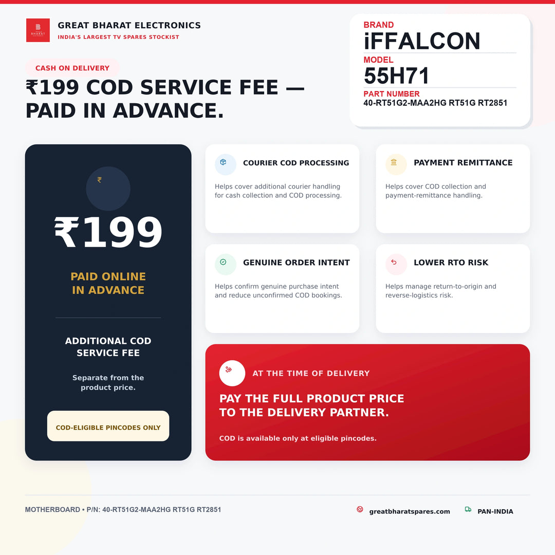 मॉडल 55K2A iFFALCON LED TV मदरबोर्ड
