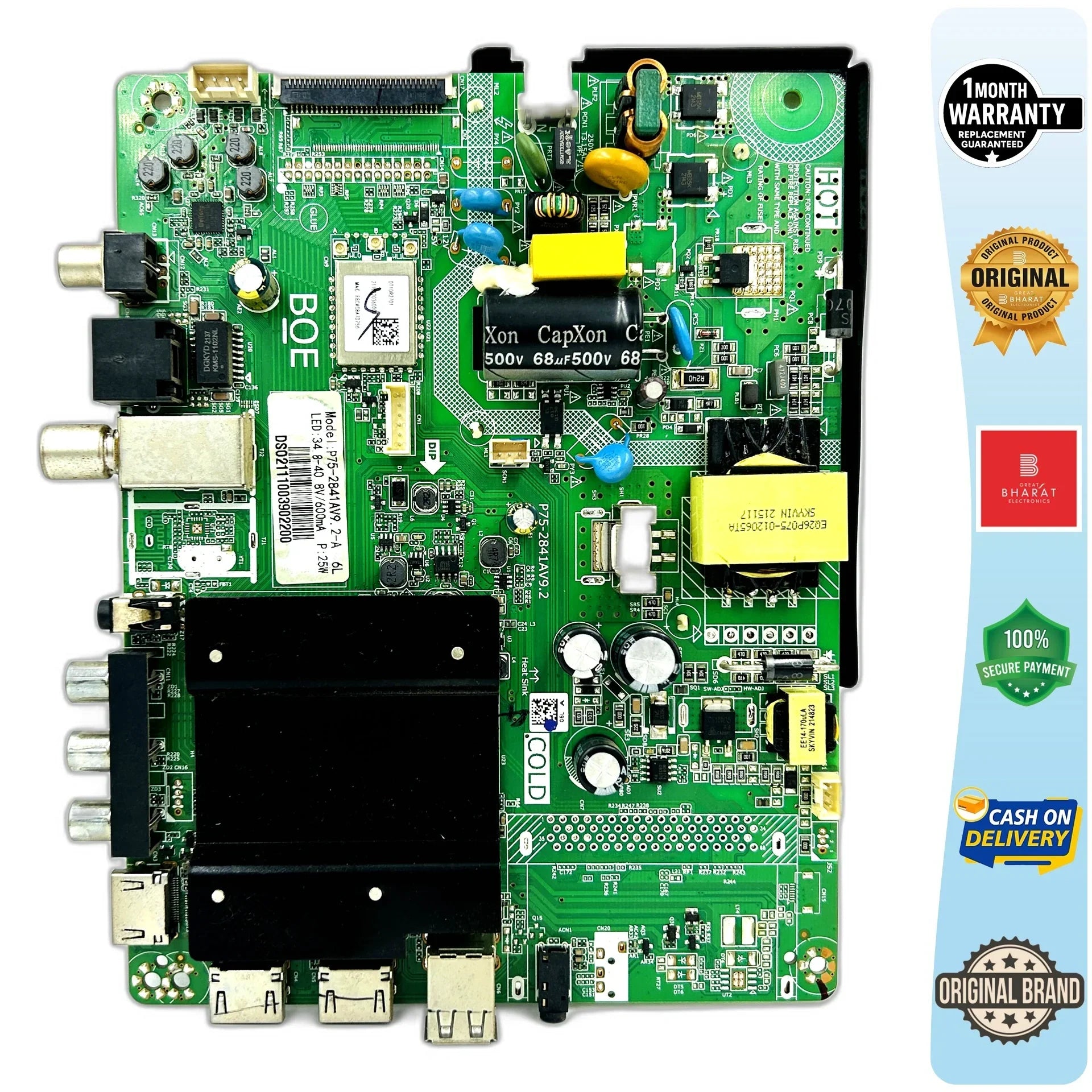 Infinix 32X3 Motherboard – Infinix 32 Inch LED TV Main Board Replacement - Great Bharat Electronics