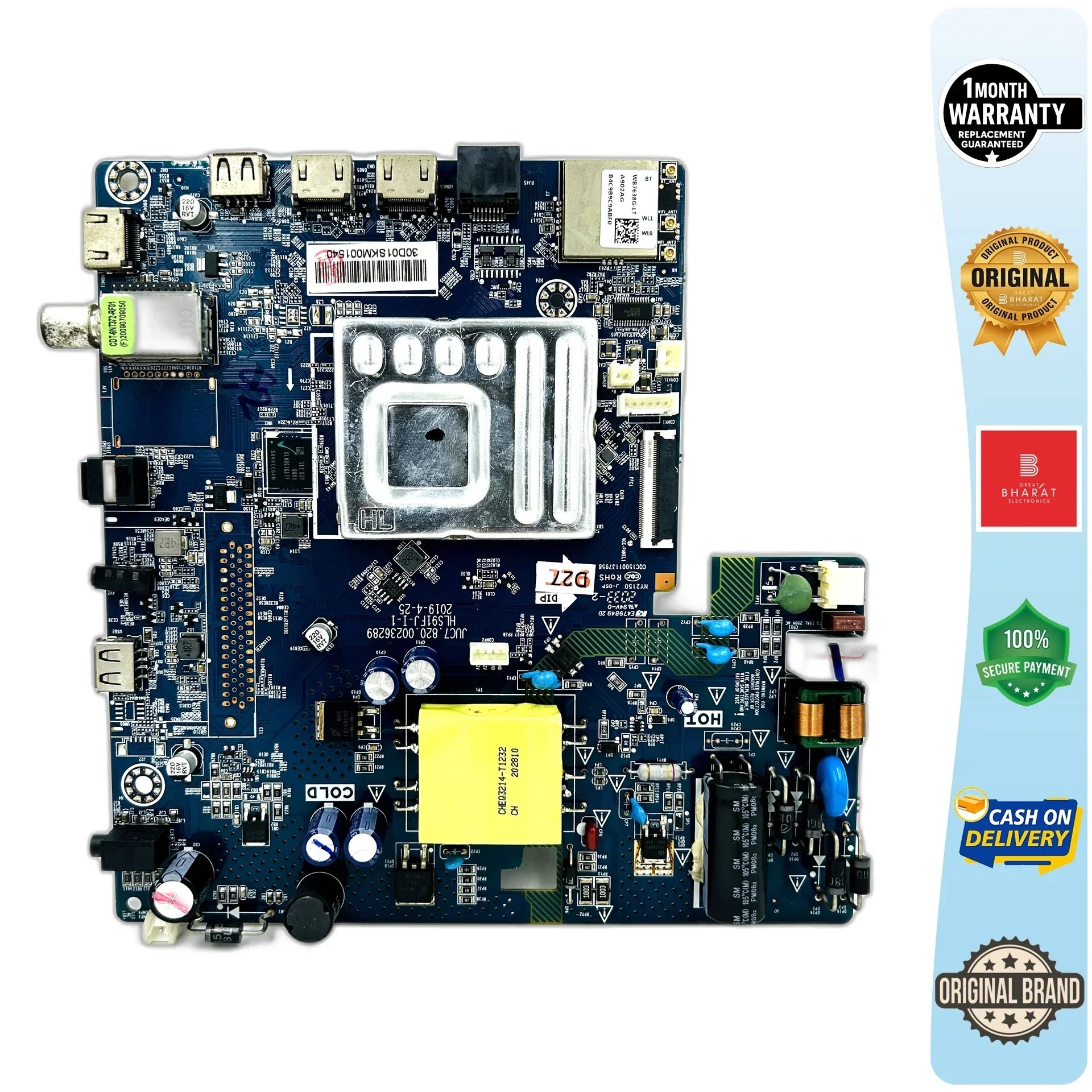 Infinix 42X1 Motherboard – Infinix 42 Inch LED TV Main Board Replacement - Great Bharat Electronics