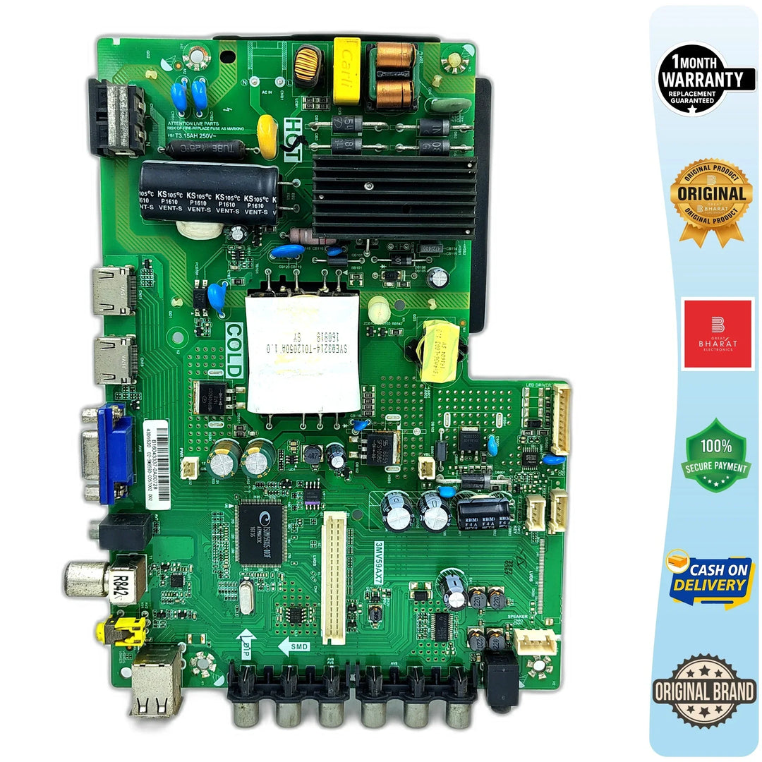 Intex LED4310FHD Motherboard – Intex 43 Inch LED TV Main Board Replacement - Great Bharat Electronics