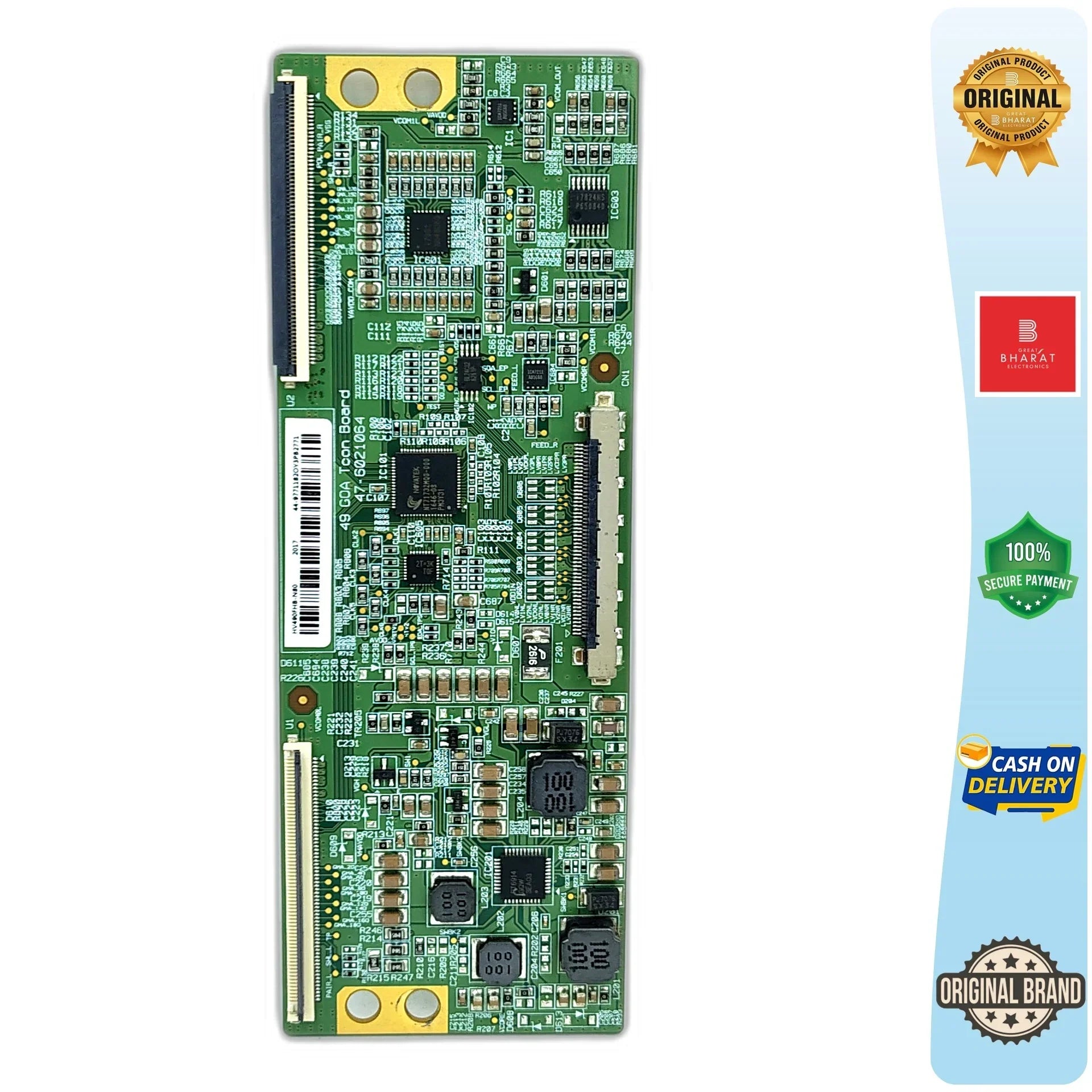 Intex LED5012FHD T-Con Board – Intex 50 Inch LED TV Replacement Part - Great Bharat Electronics