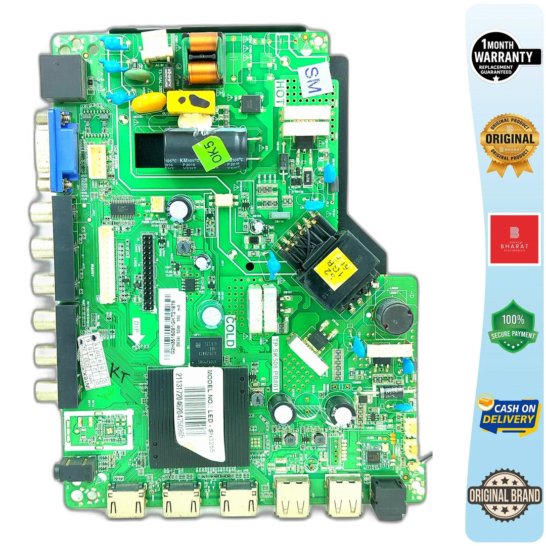 Intex LEDSH3255 Motherboard – Intex 32 Inch LED TV Main Board Replacement - Great Bharat Electronics
