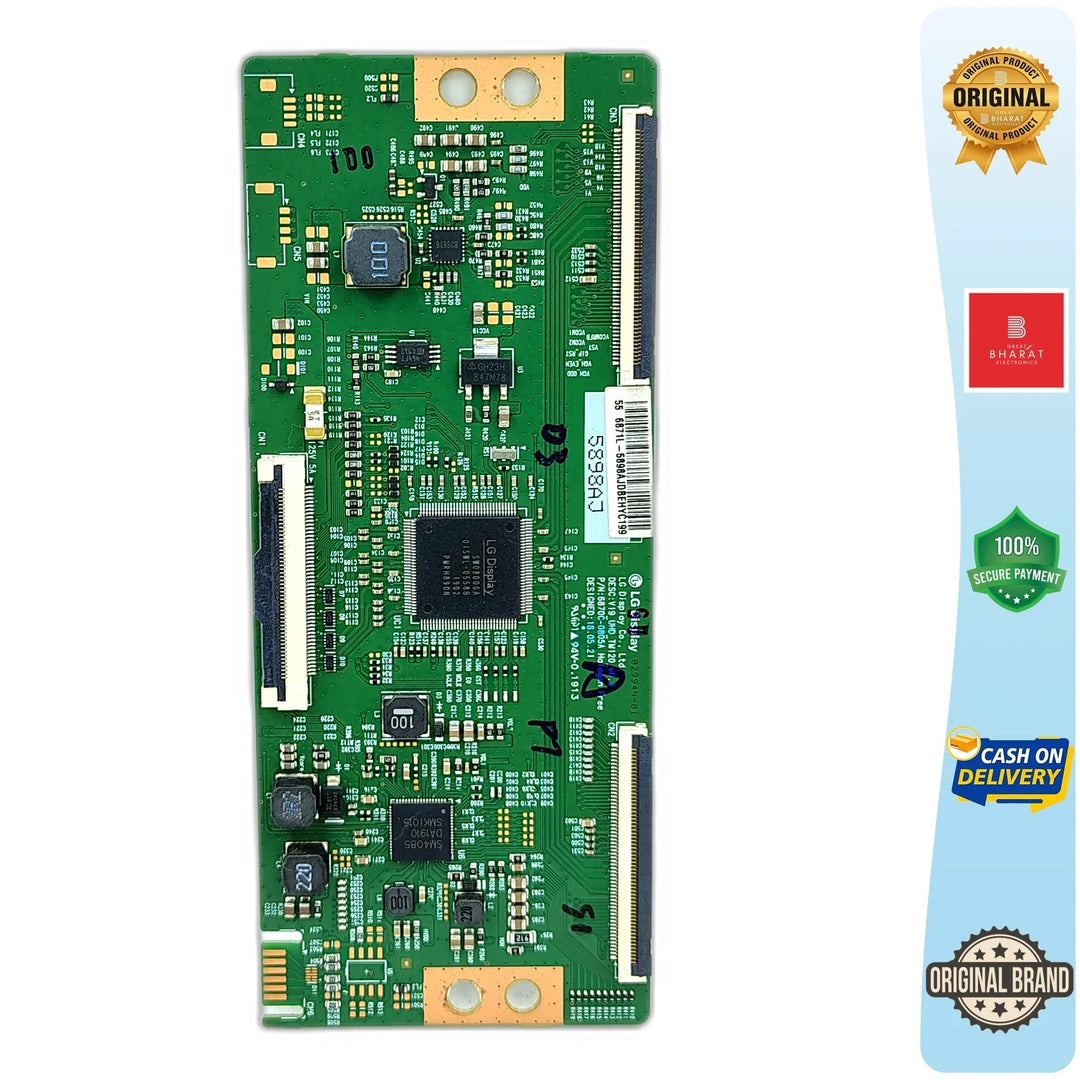 Intex LEDSU5504 T-Con Board – Intex 50 Inch LED TV Replacement Part - Great Bharat Electronics