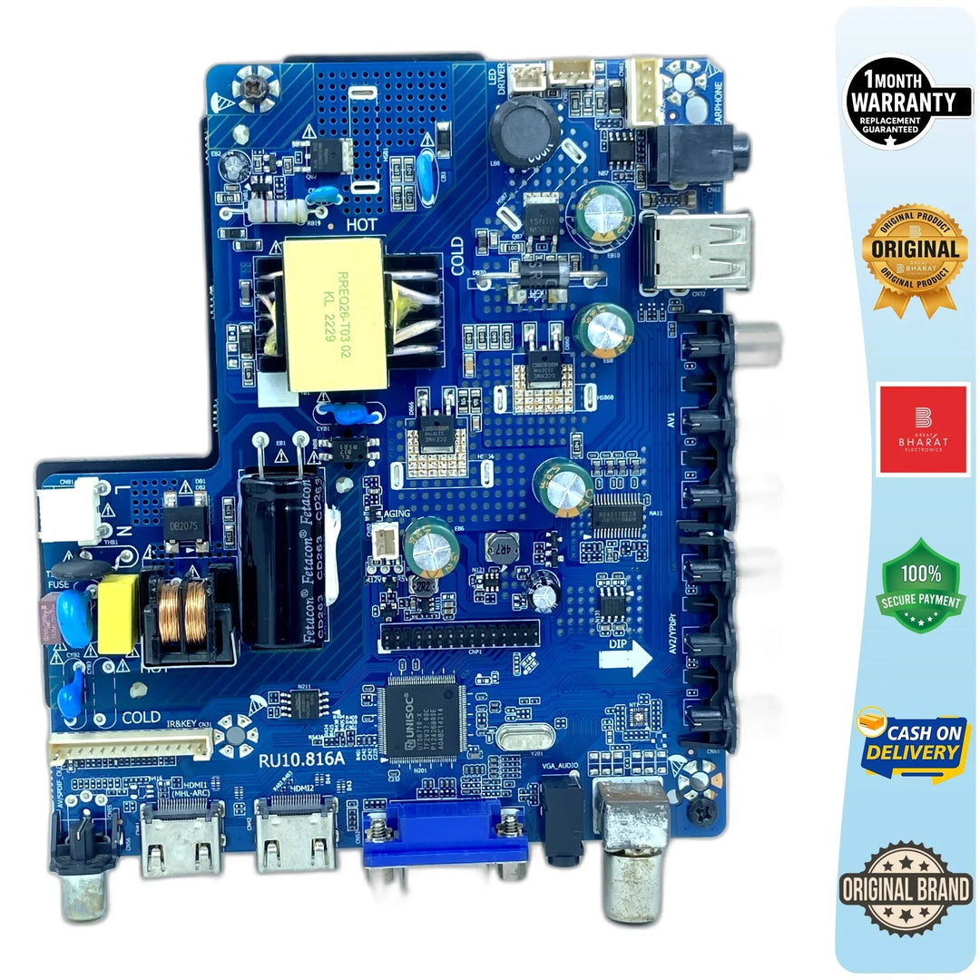 Kodak 32HD900S Motherboard – Kodak 32 Inch LED TV Main Board Replacement - Great Bharat Electronics