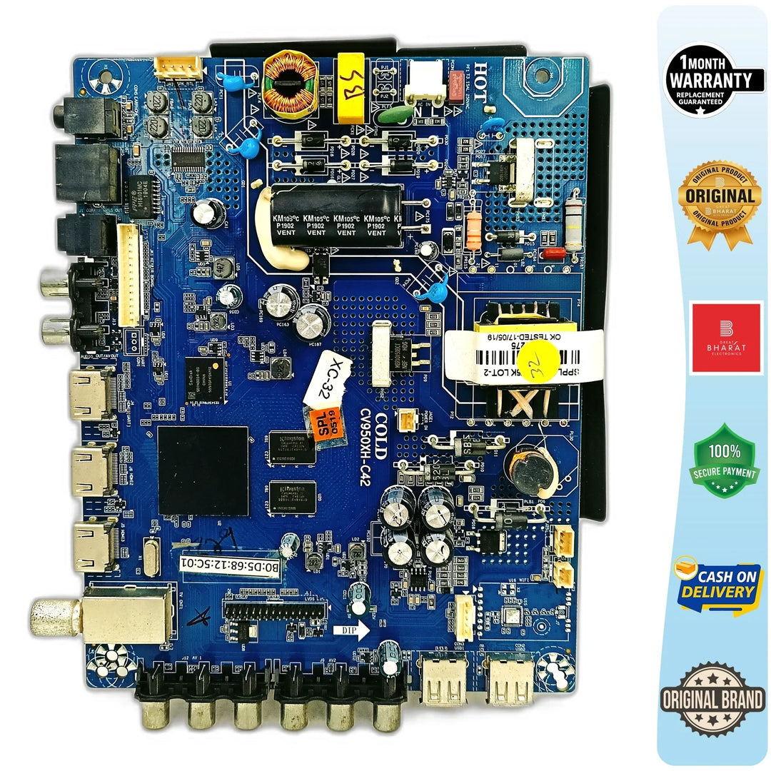 Kodak 32HDXPRO Motherboard – Kodak 32 Inch LED TV Main Board Replacement - Great Bharat Electronics