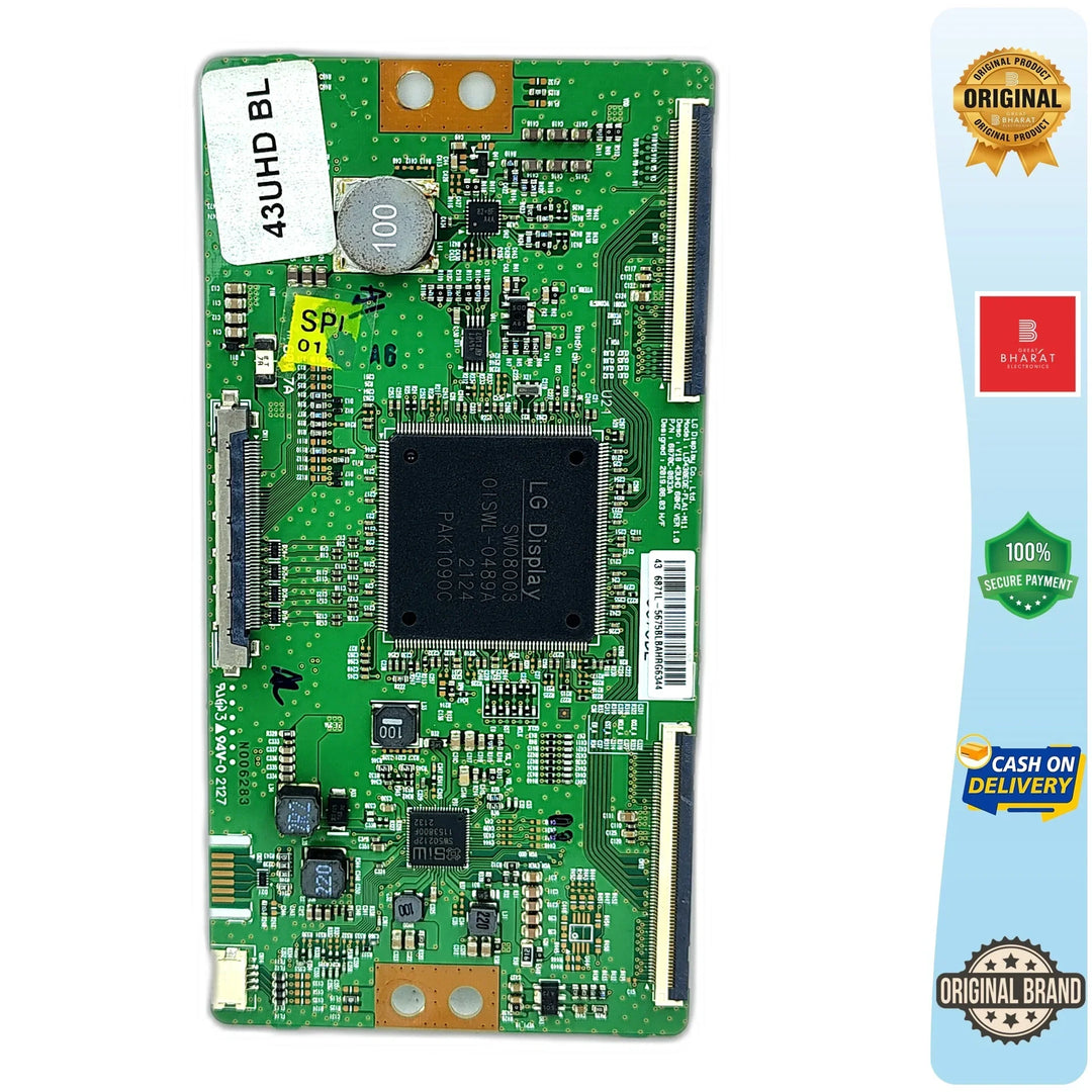 Kodak 43UHDX7XPROBL T-Con Board – Kodak 43 Inch LED TV Replacement Part - Great Bharat Electronics