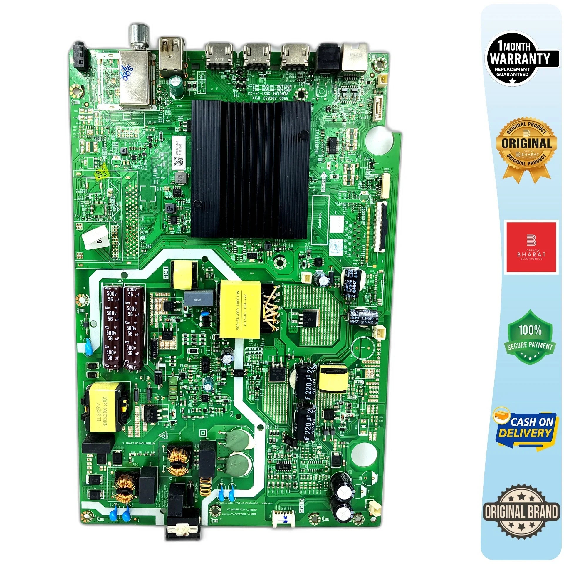 Kodak 50CAPRO5066 Motherboard – Kodak 50 Inch LED TV Main Board Replacement - Great Bharat Electronics