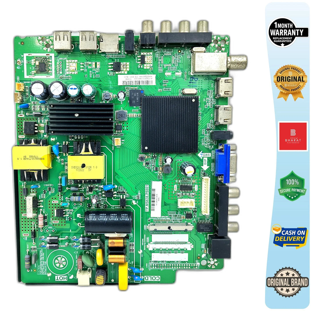 Koryo KLE43EXUS90SHD Motherboard – Koryo 43 Inch LED TV Main Board Replacement - Great Bharat Electronics