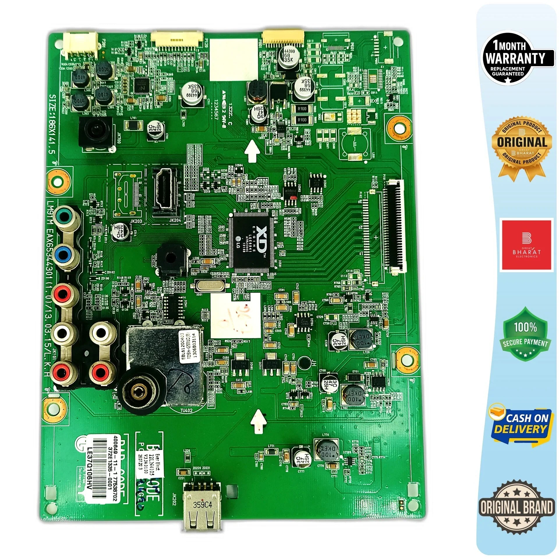 LG 22LN4155-TE Motherboard – LG 22 Inch LED TV Main Board Replacement - Great Bharat Electronics