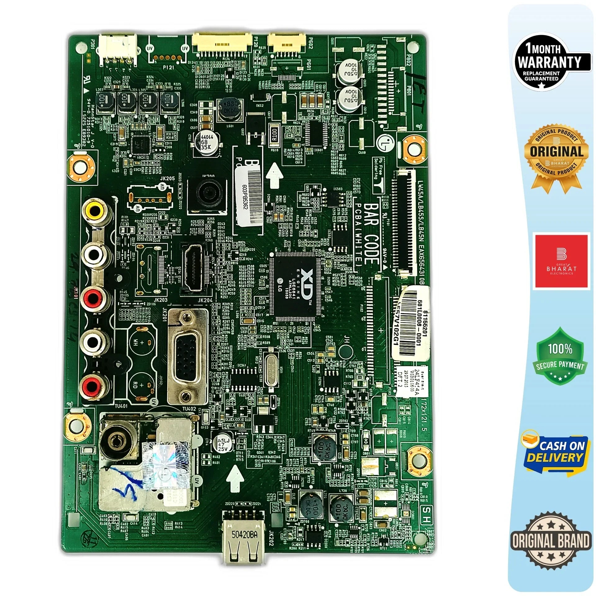 LG 24LF458A-TA Motherboard – LG 24 Inch LED TV Main Board Replacement - Great Bharat Electronics