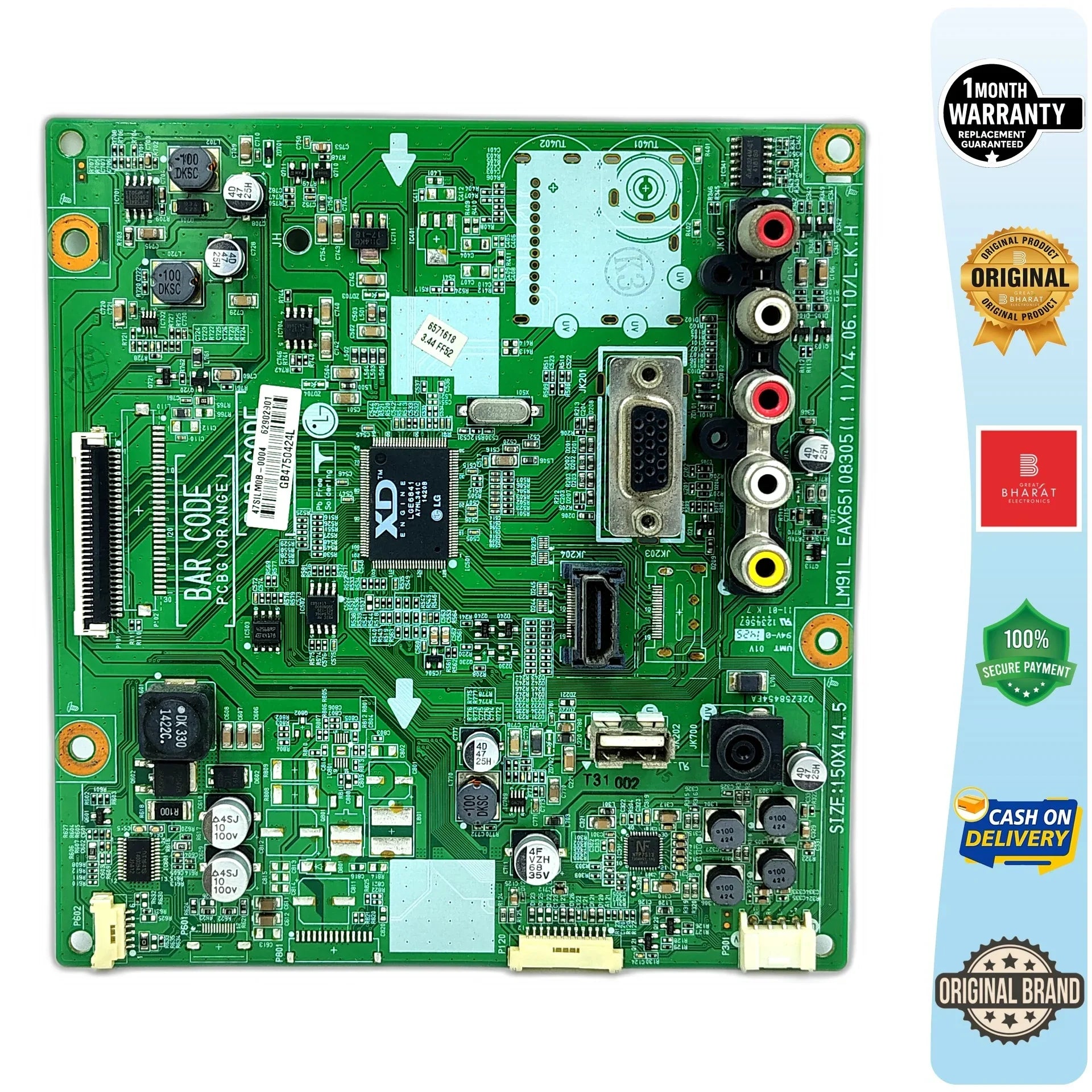 LG 24MN33S Motherboard – LG 24 Inch LED TV Main Board Replacement - Great Bharat Electronics