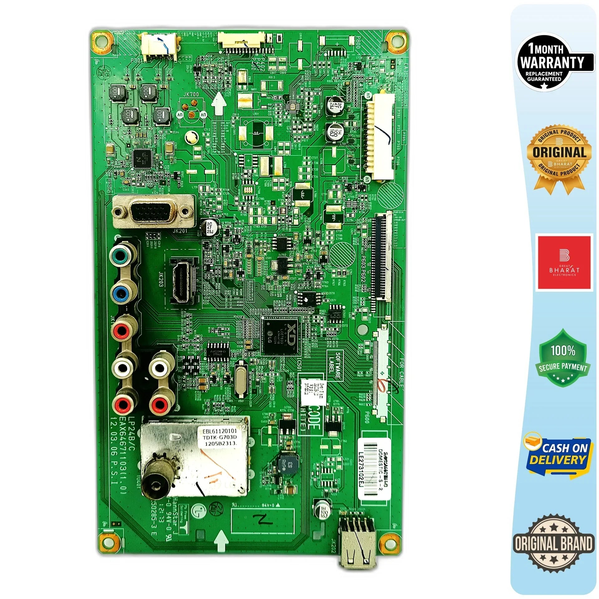 LG 32CS410-TB Motherboard – LG 32 Inch LCD TV Main Board Replacement - Great Bharat Electronics