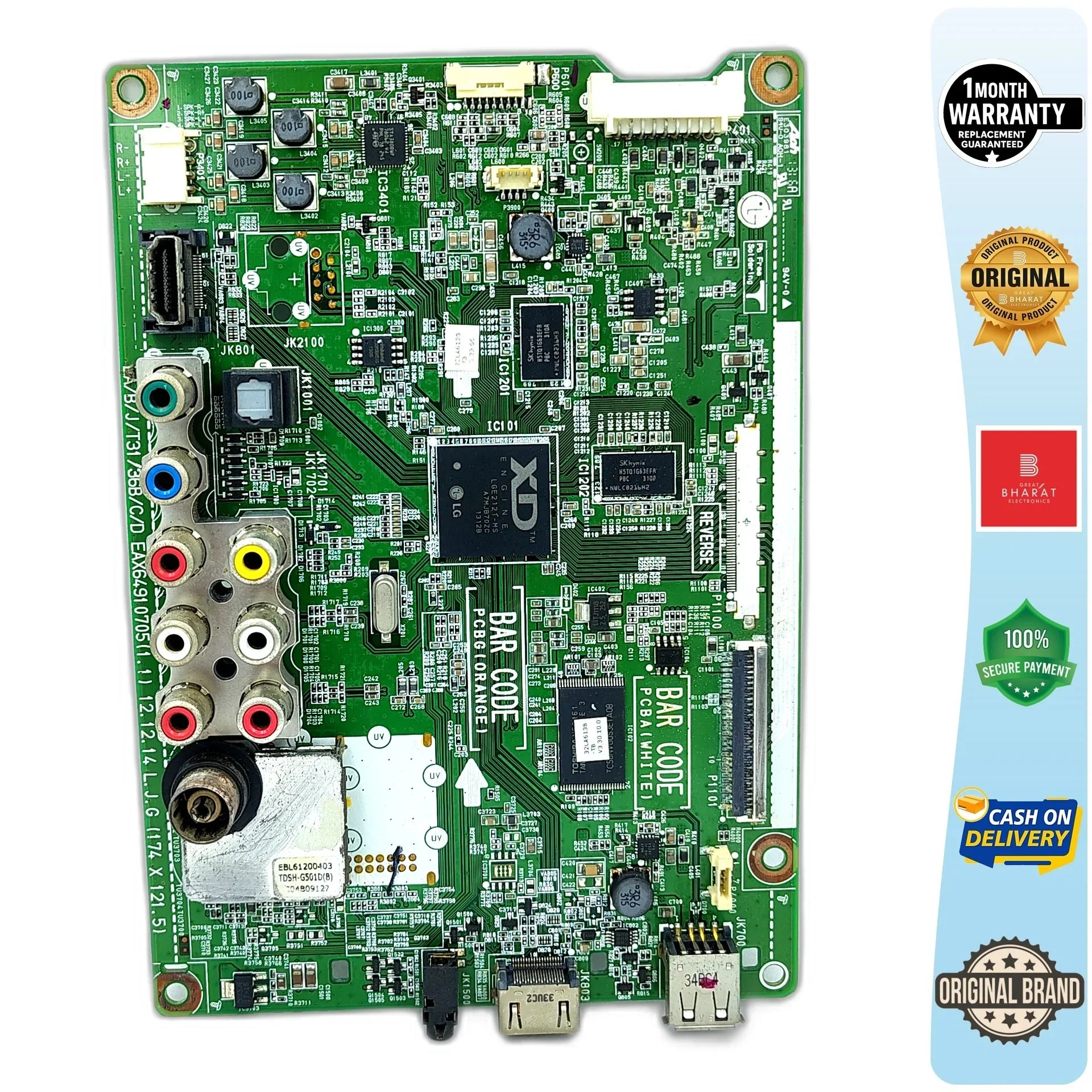 LG 32LA613B-TA Motherboard – LG 32 Inch LED TV Main Board Replacement - Great Bharat Electronics