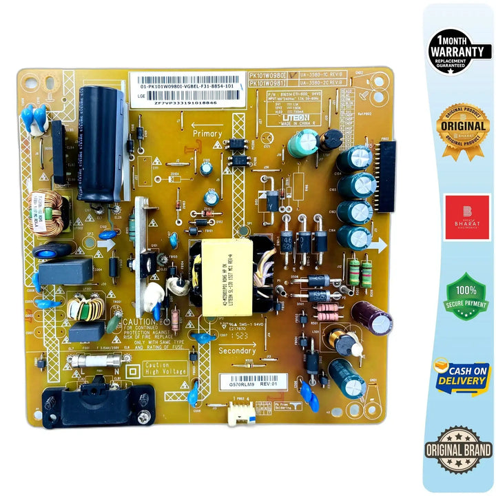 LG 32LF520D-TA Power Supply Board – LG 32 Inch LED TV SMPS Replacement - Great Bharat Electronics
