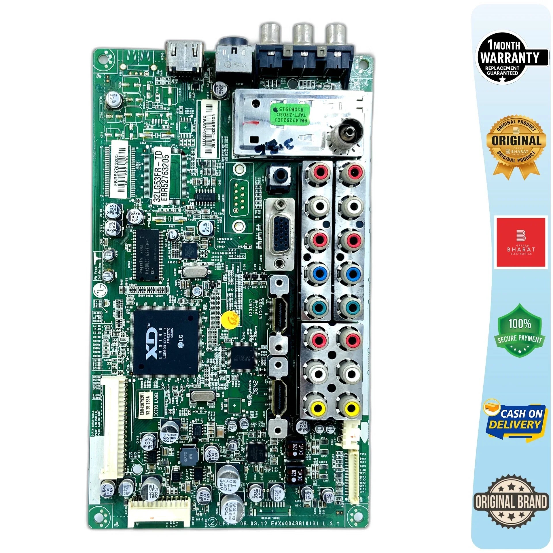 LG 32LG53FR Motherboard – LG 32 Inch LCD TV Main Board Replacement - Great Bharat Electronics