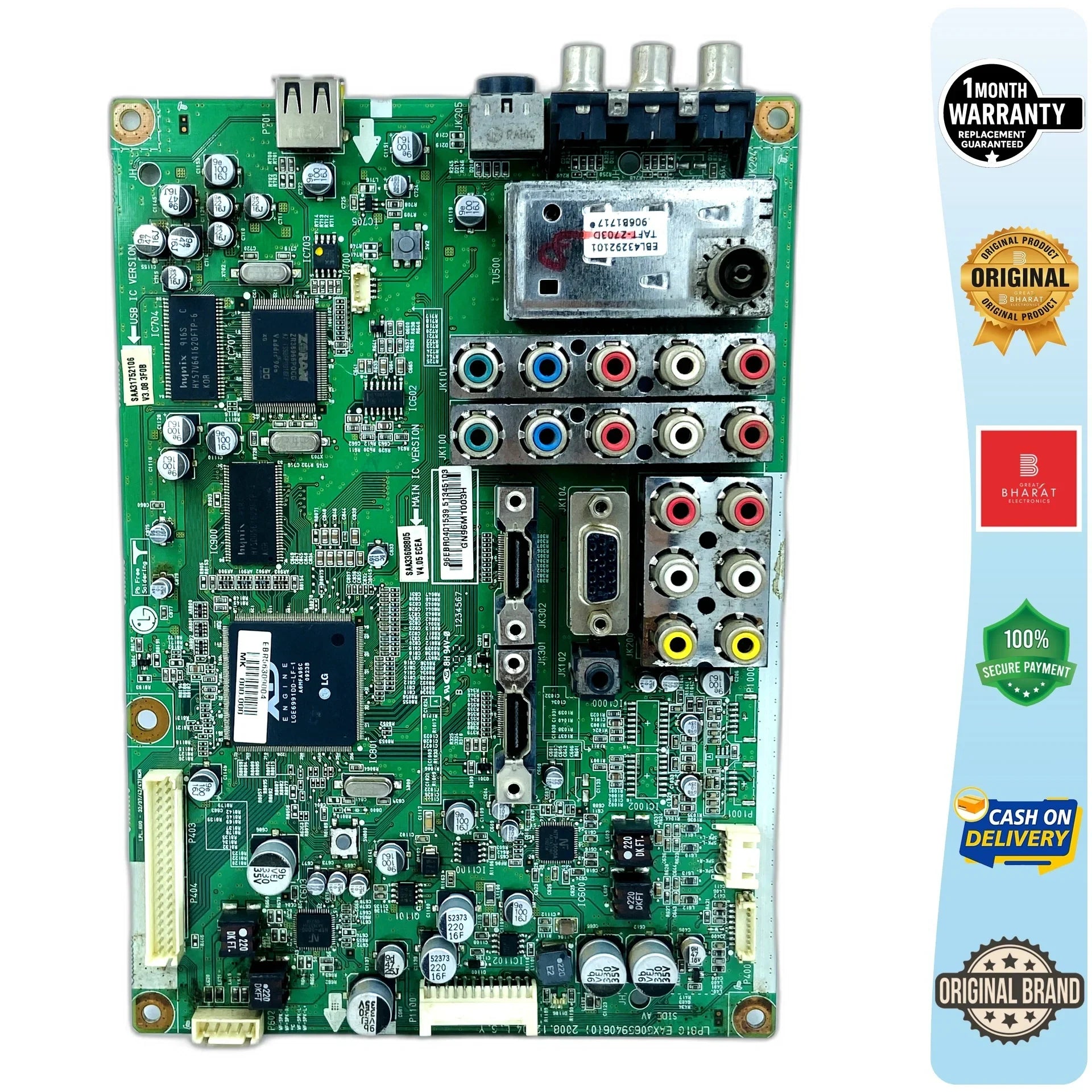 LG 32LG80FR Motherboard – LG 32 Inch LCD TV Main Board Replacement - Great Bharat Electronics