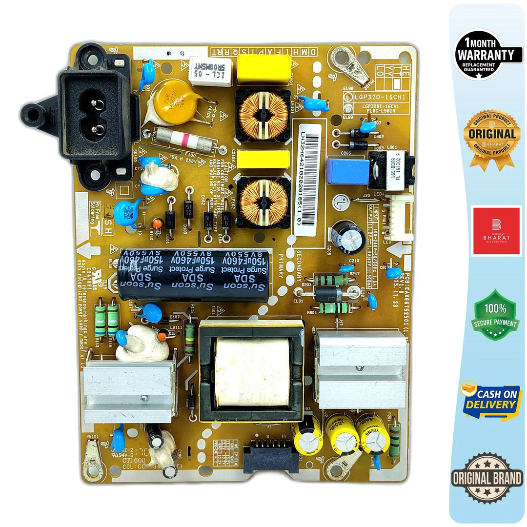 LG 32LH604T Power Supply Board – LG 32 Inch LED TV SMPS Replacement - Great Bharat Electronics