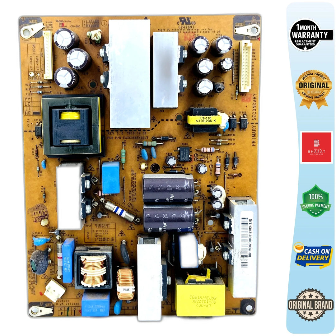 LG 32LK450-TG Power Supply Board – LG 32 Inch LCD TV SMPS Replacement - Great Bharat Electronics