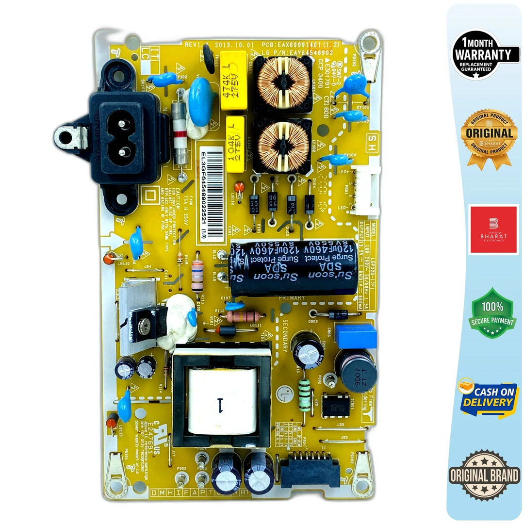LG 32LM560BPTC Power Supply Board – LG 32 Inch LED TV SMPS Replacement - Great Bharat Electronics