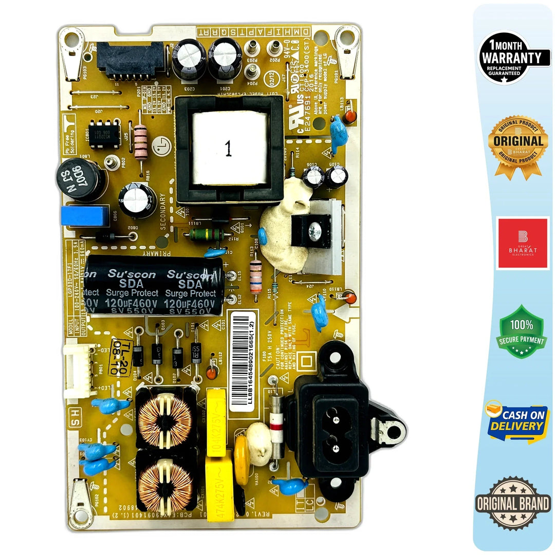 LG 32LM565BPTA Power Supply Board – LG 32 Inch LED TV SMPS Replacement - Great Bharat Electronics