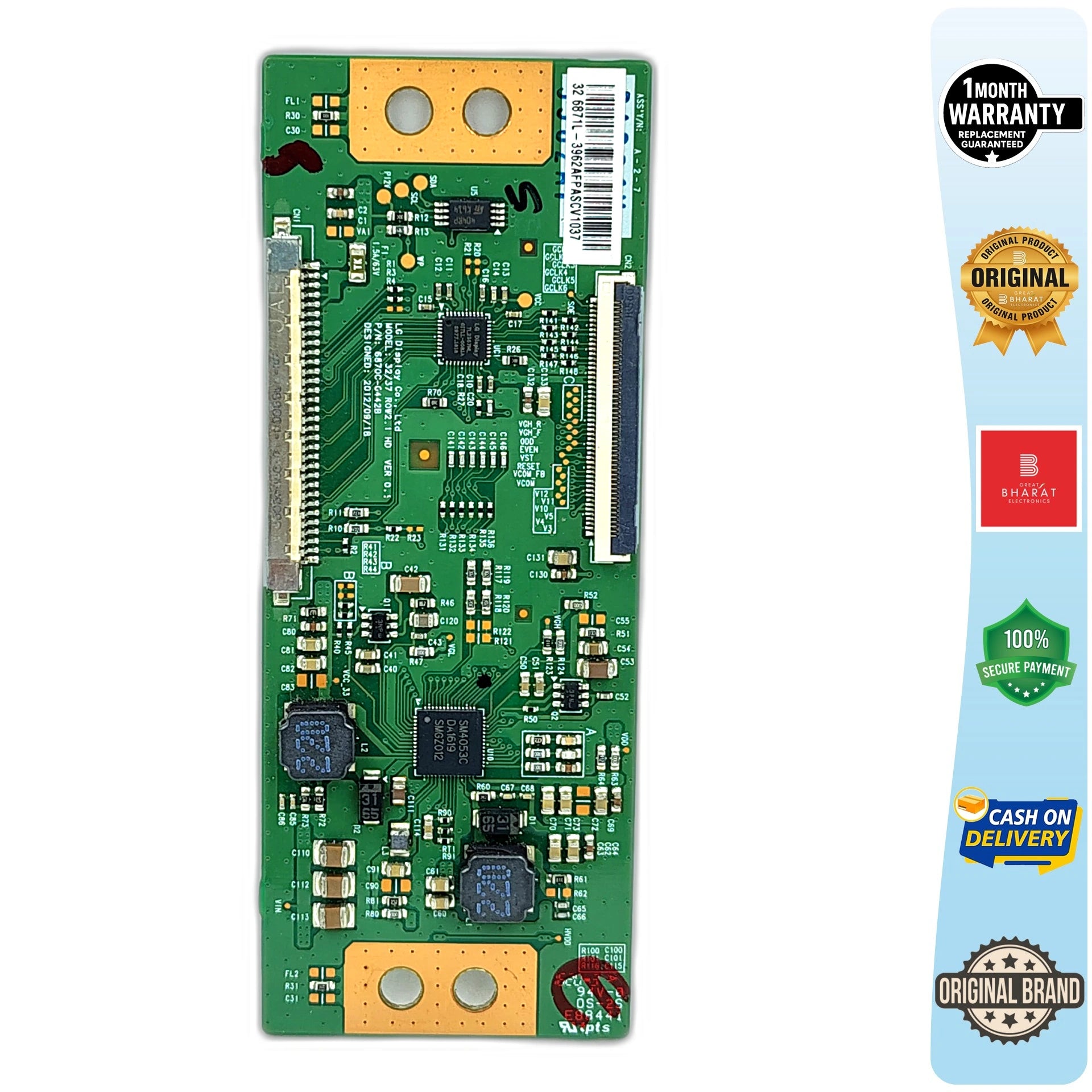 LG 32LQ570BPSA T-Con Board – Original LG 32 Inch LED TV Part - Great Bharat Electronics