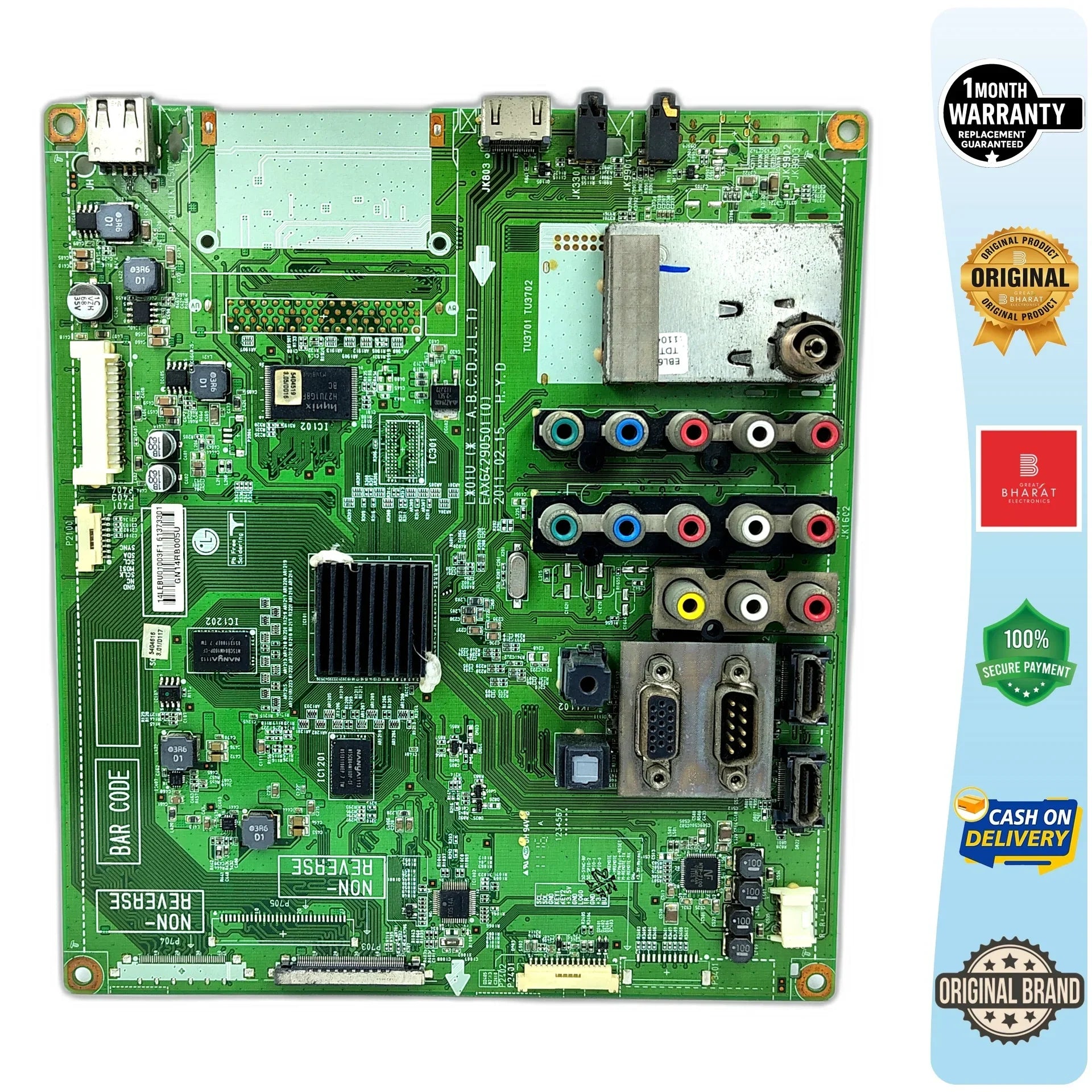 LG 32LV3500 Motherboard – LG 32 Inch LED TV Main Board Replacement - Great Bharat Electronics