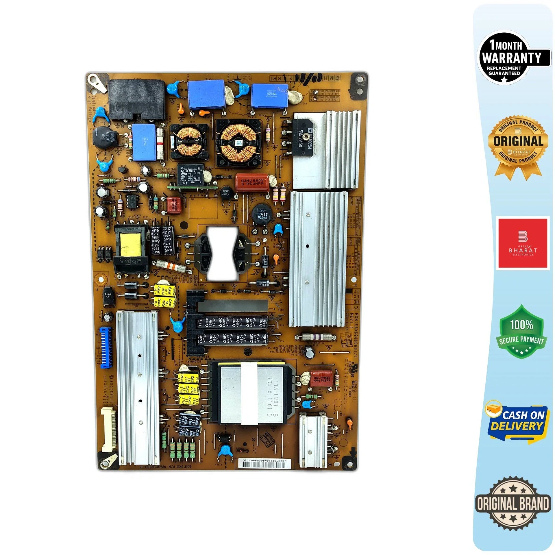 LG 32LV3500 Power Supply Board – LG 32 Inch LED TV SMPS Replacement - Great Bharat Electronics
