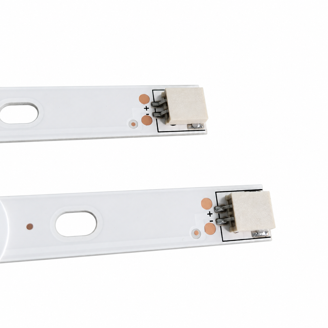 LG 42 inch LED TV backlight strip connector and polarity detail