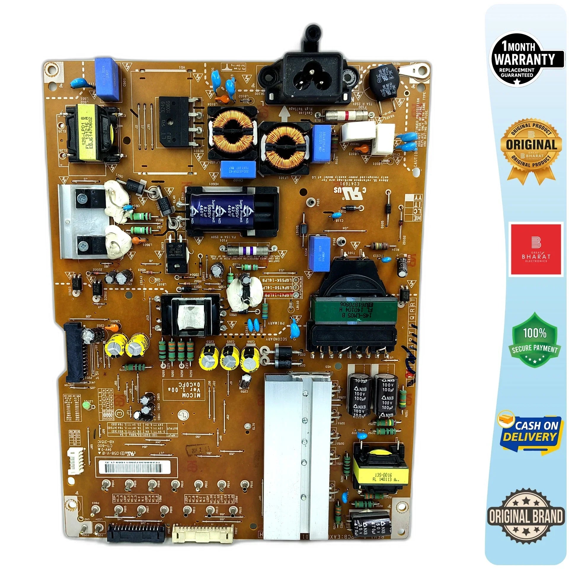 LG 42LB570T Power Supply Board – LG 42 Inch LED TV SMPS Replacement - Great Bharat Electronics
