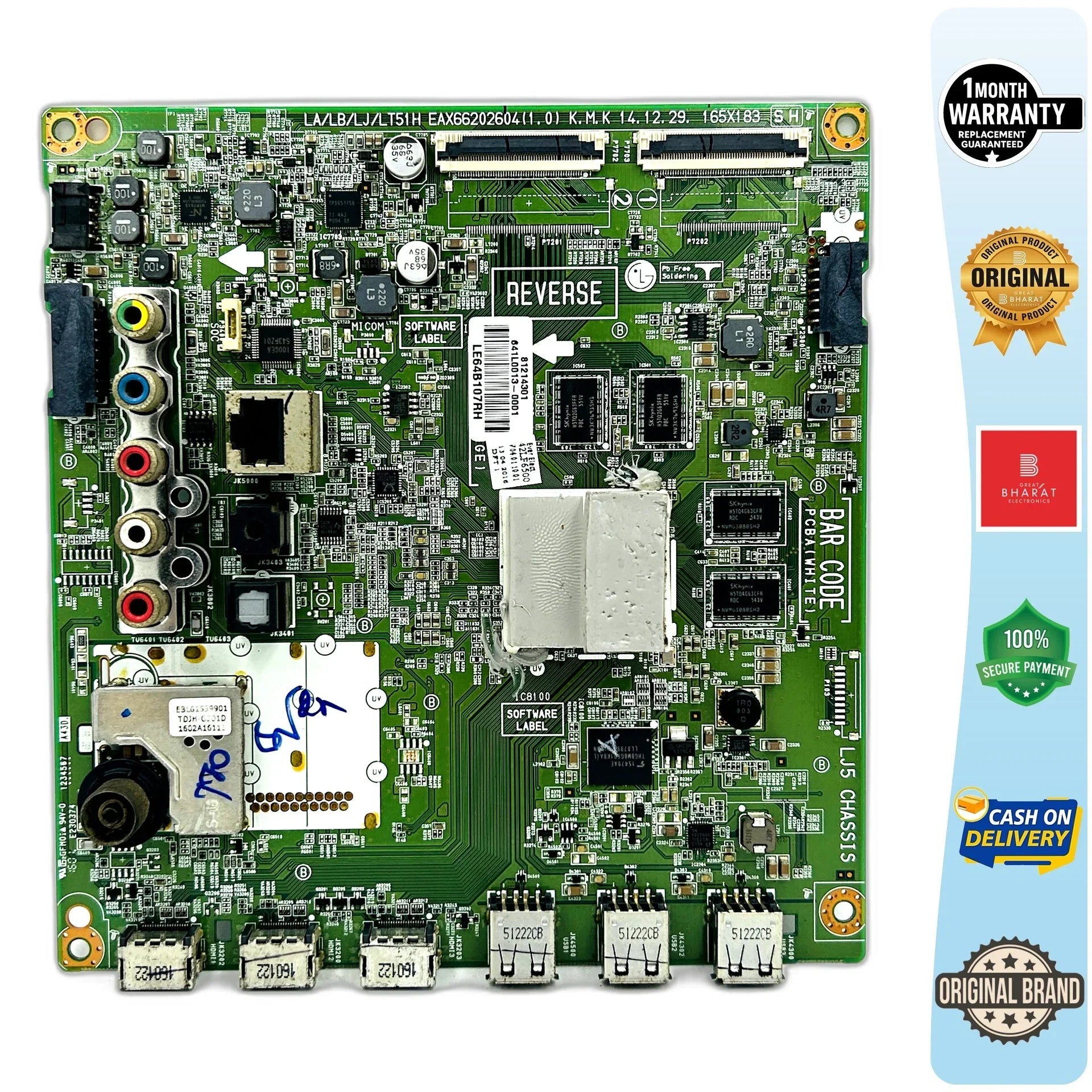 LG 42LF6500-TF Motherboard – LG 42 Inch LED TV Main Board Replacement - Great Bharat Electronics