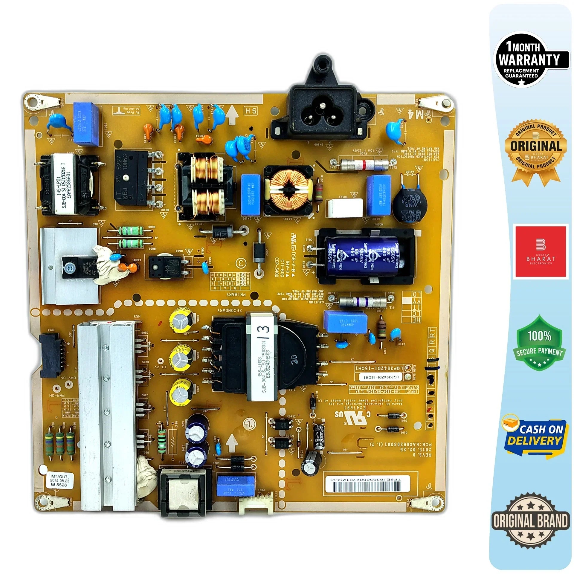 LG 42LF650T Power Supply Board – LG 42 Inch LED TV SMPS Replacement - Great Bharat Electronics
