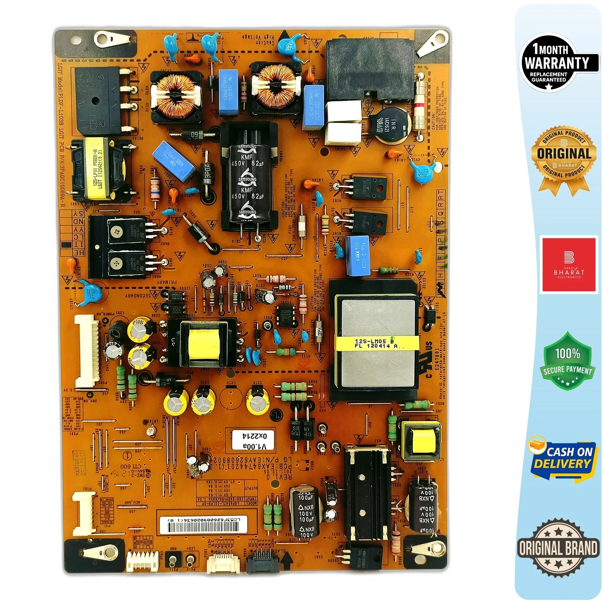 LG 42LM6700-TA Power Supply Board – LG 42 Inch LED TV SMPS Replacement - Great Bharat Electronics