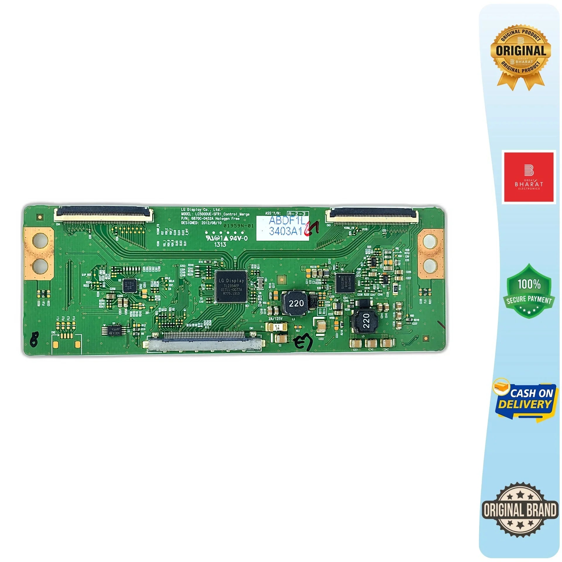 LG 42LN4510-TA T-Con Board – LG 42 Inch LED TV Replacement Part - Great Bharat Electronics
