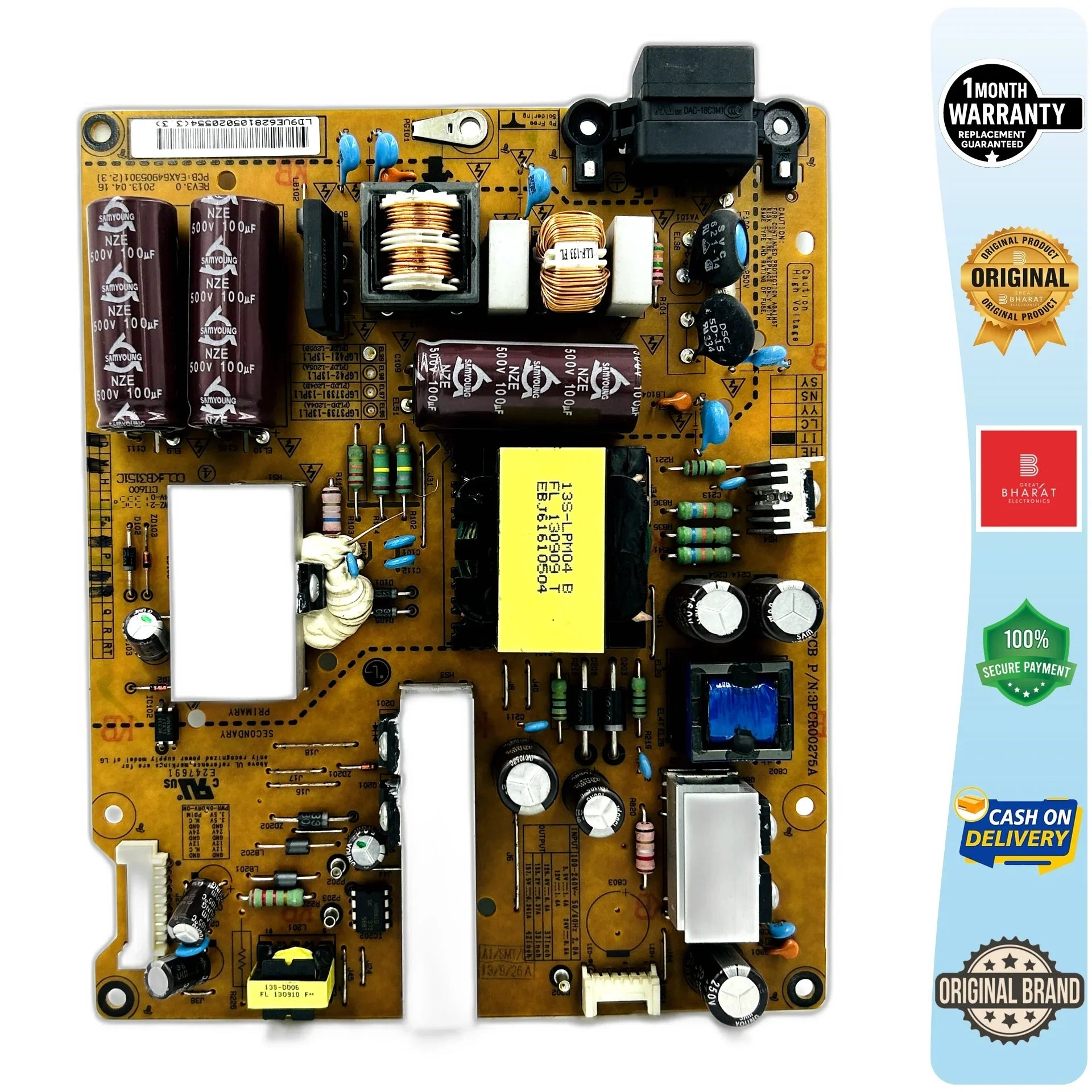 LG 42LN5170-TE Power Supply Board – LG 42 Inch LED TV SMPS Replacement - Great Bharat Electronics