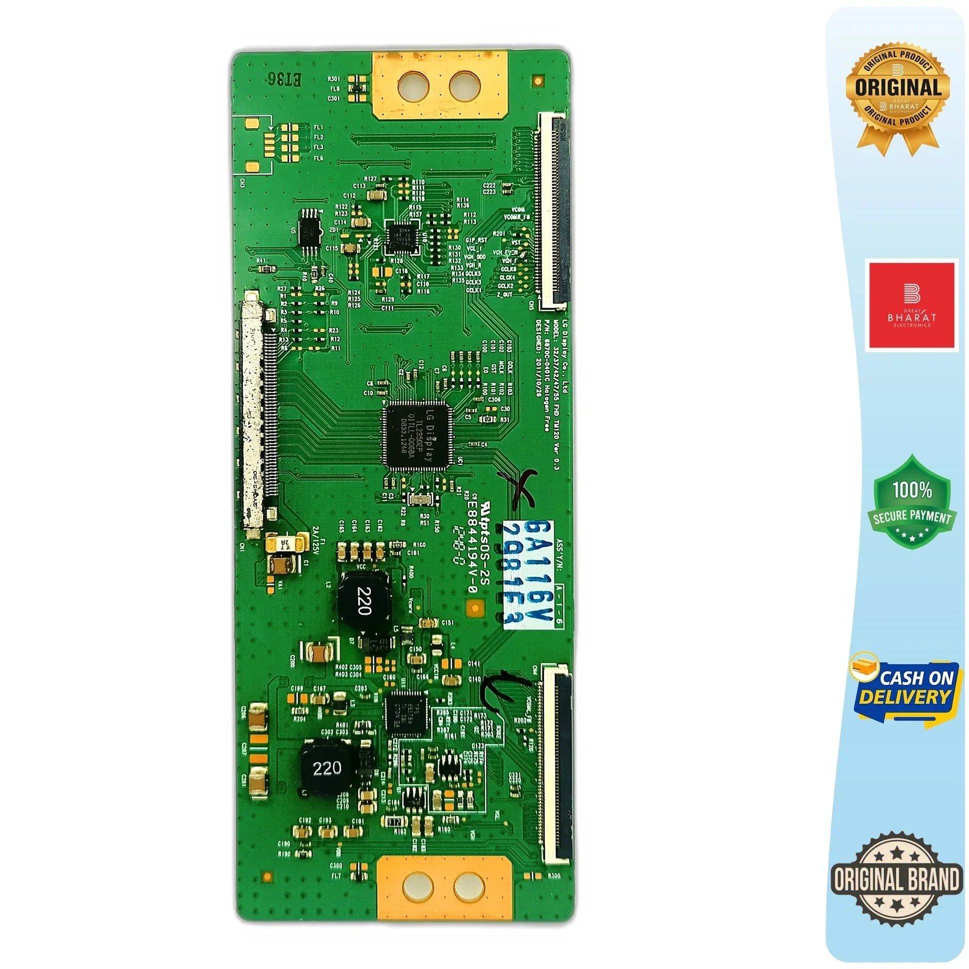 LG 42LS3150-TA T-Con Board – LG 42 Inch LCD TV Replacement Part - Great Bharat Electronics