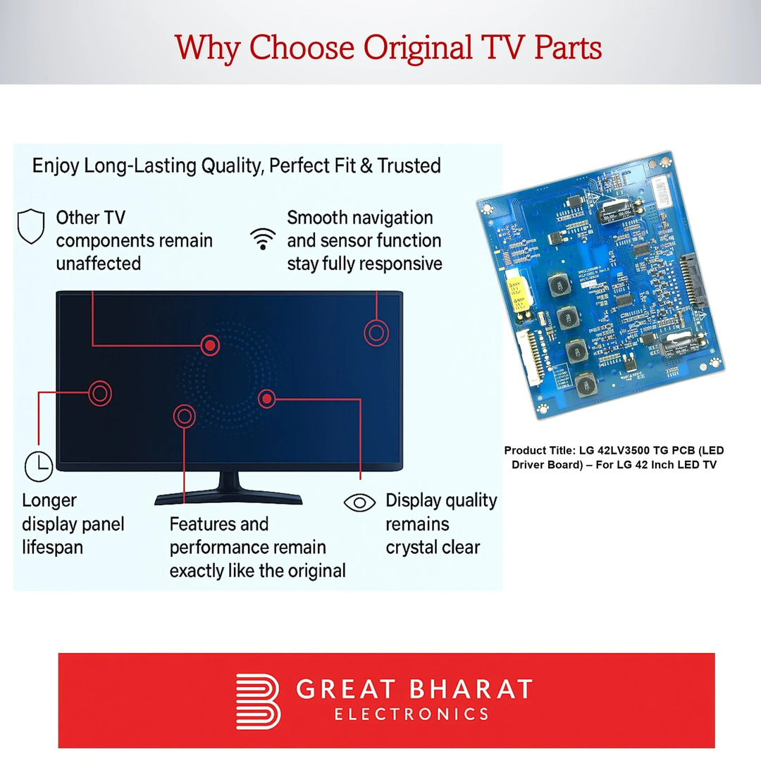 LG 42LV3500-TG PCB (LED Driver Board) – For LG 42 Inch LED TV - Great Bharat Electronics