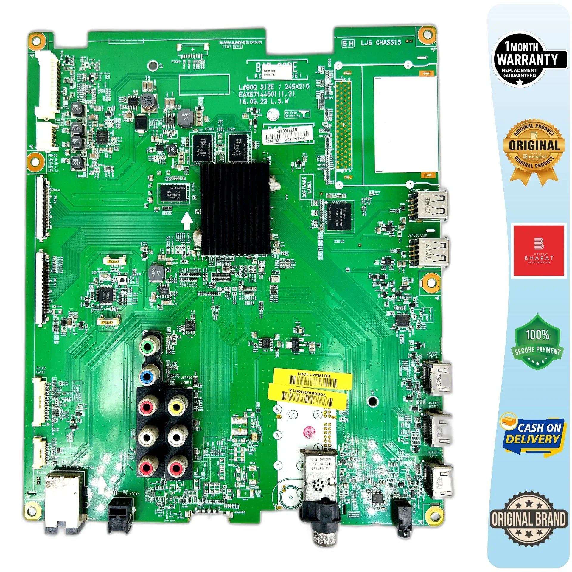 LG 42LV5500 Motherboard – LG 42 Inch LED TV Main Board Replacement - Great Bharat Electronics