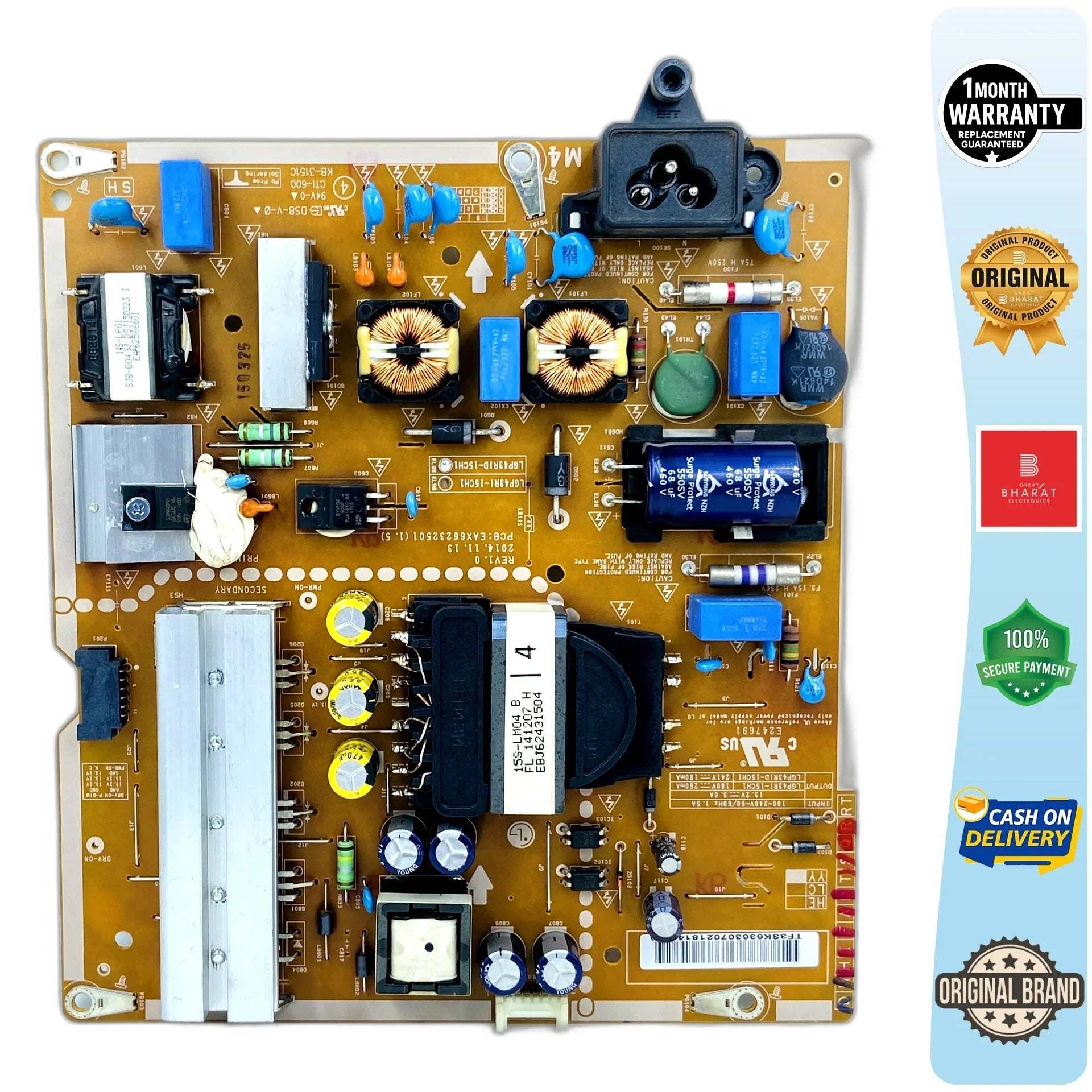 LG 43LF6300 Power Supply Board – LG 43 Inch LED TV SMPS Replacement - Great Bharat Electronics